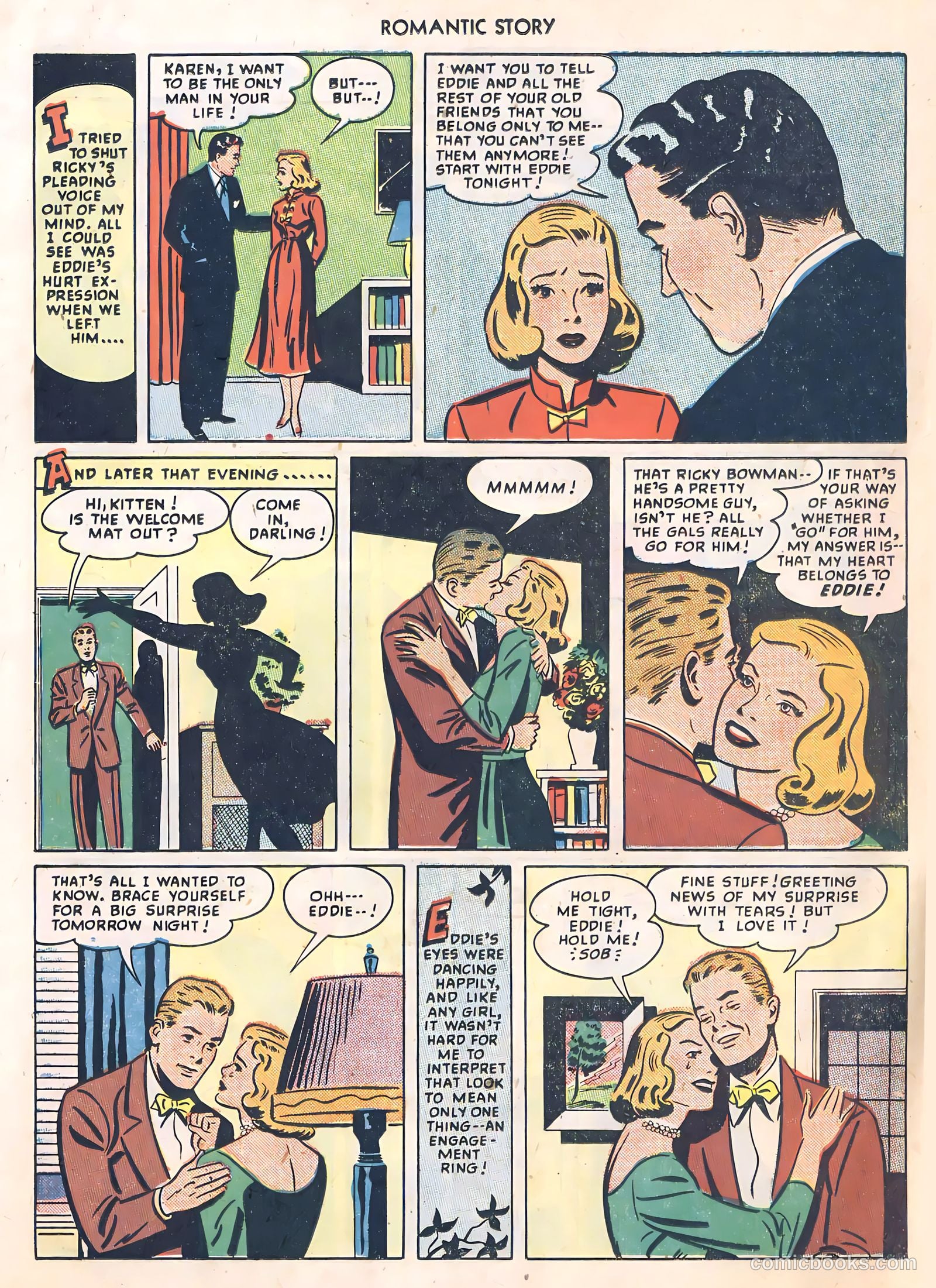 Romantic Story #1 (1949) — page 22 of 49