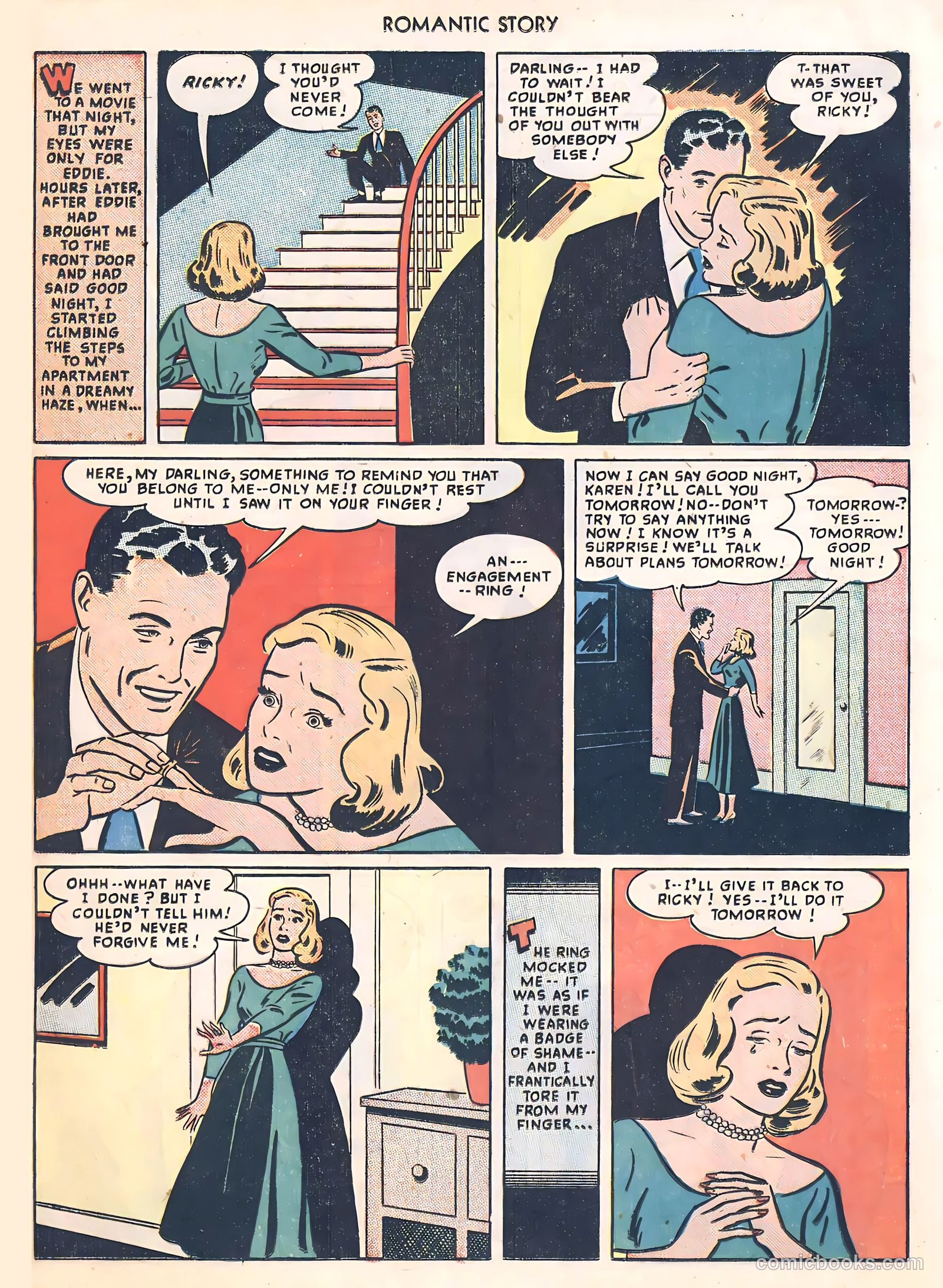 Romantic Story #1 (1949) — page 23 of 49