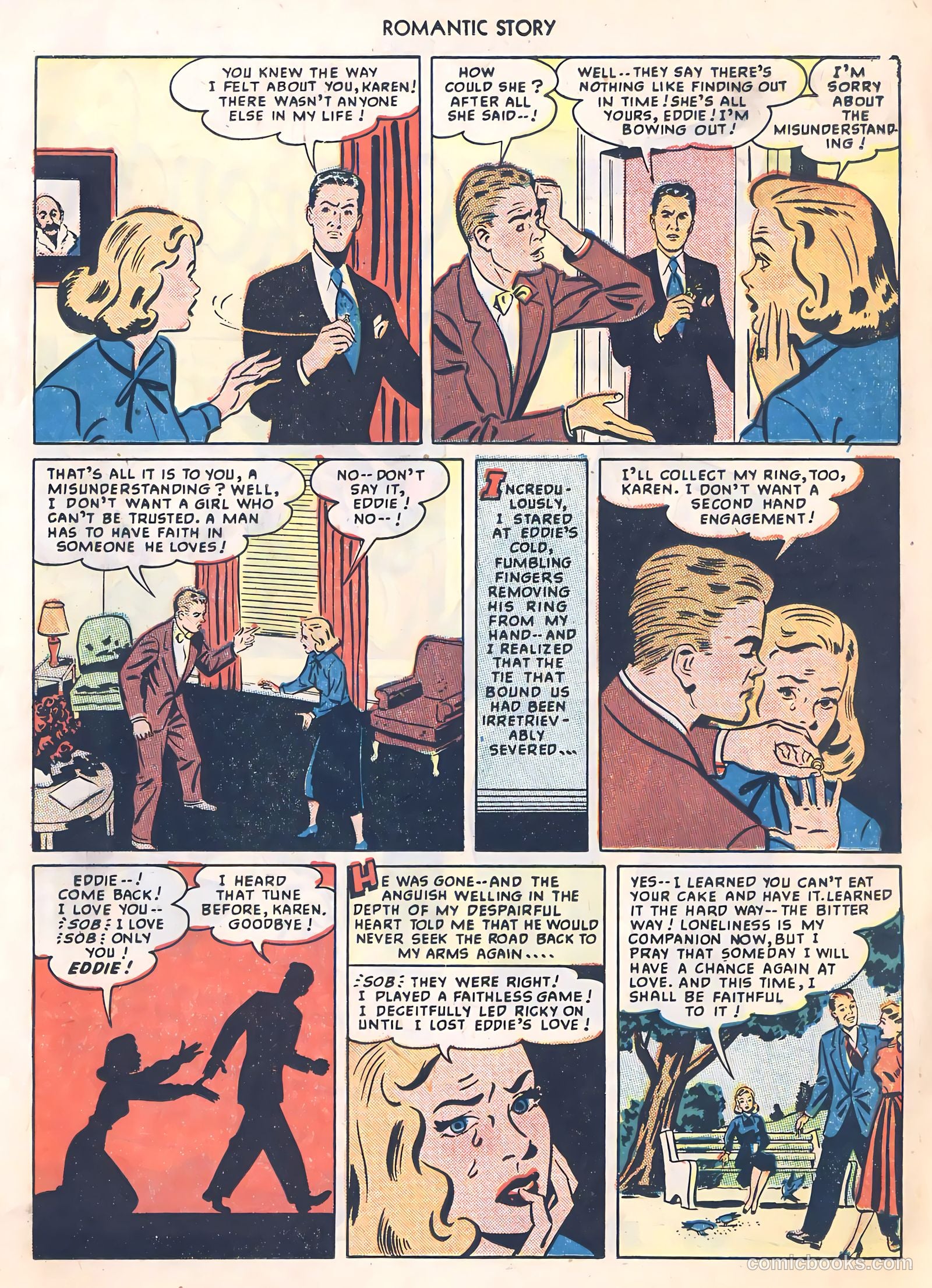 Romantic Story #1 (1949) — page 26 of 49