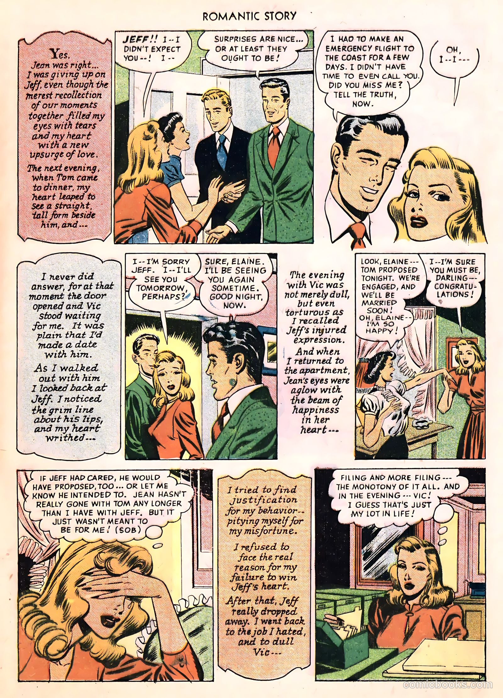 Romantic Story #1 (1949) — page 35 of 49
