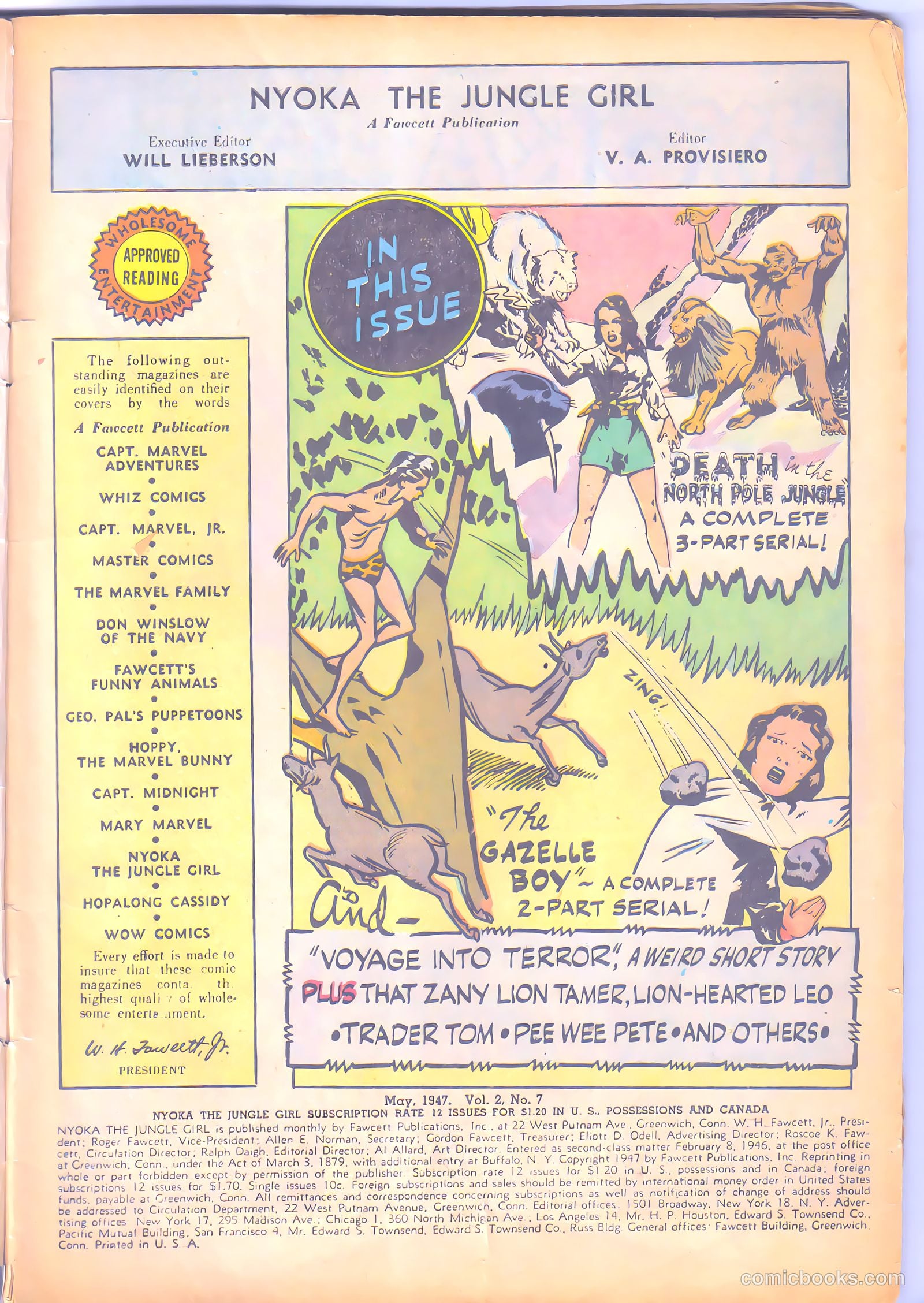 Nyoka the Jungle Girl #7 (1947, L. Miller & Son) — page 3 of 52
