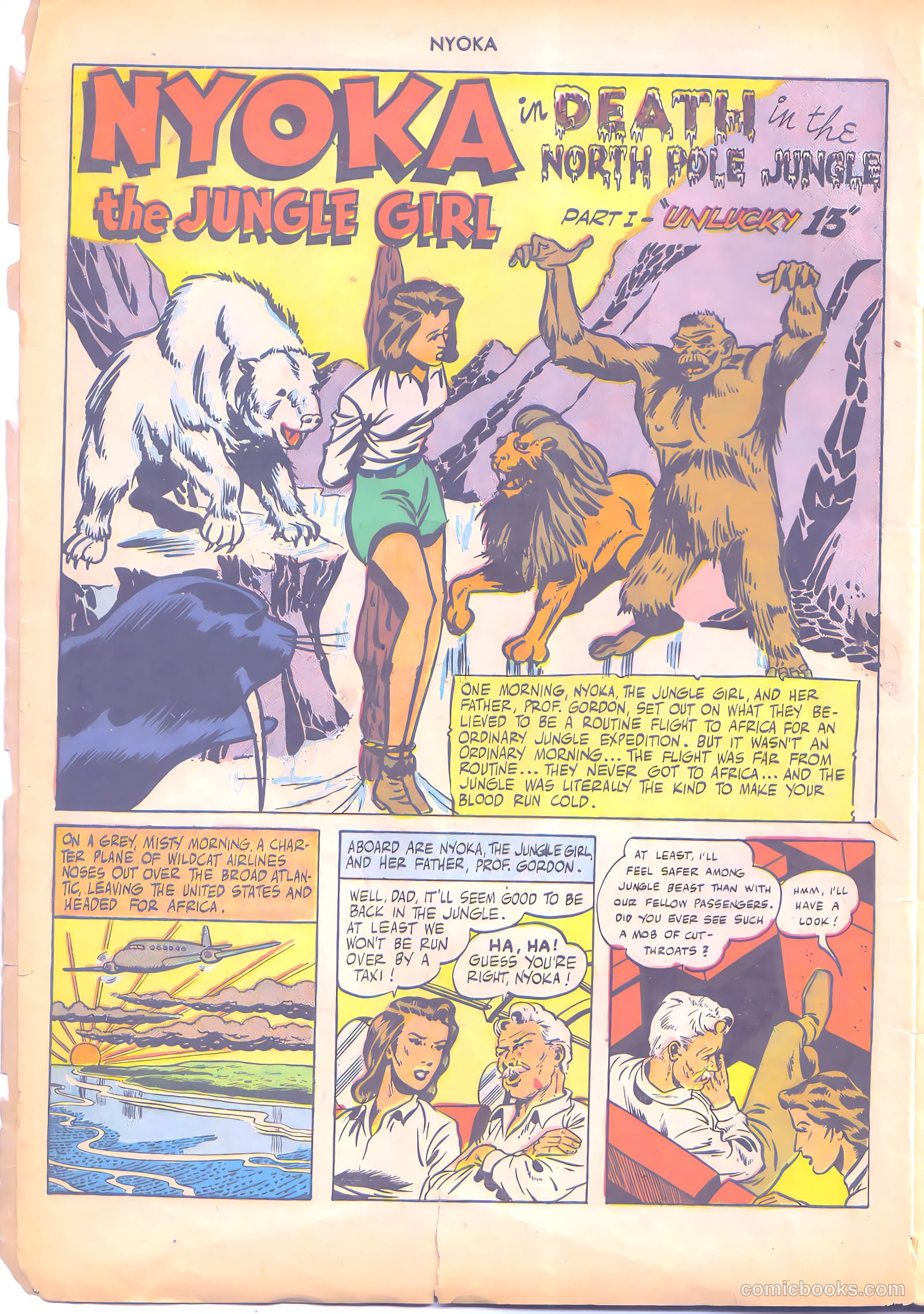 Nyoka the Jungle Girl #7 (1947, L. Miller & Son) — page 4 of 52
