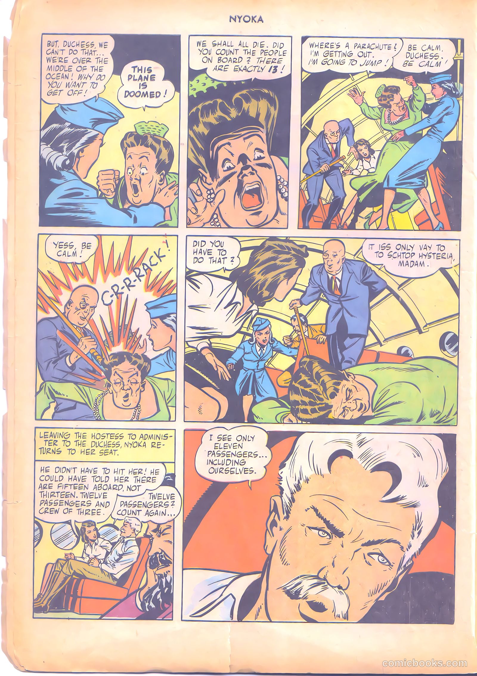 Nyoka the Jungle Girl #7 (1947, L. Miller & Son) — page 6 of 52