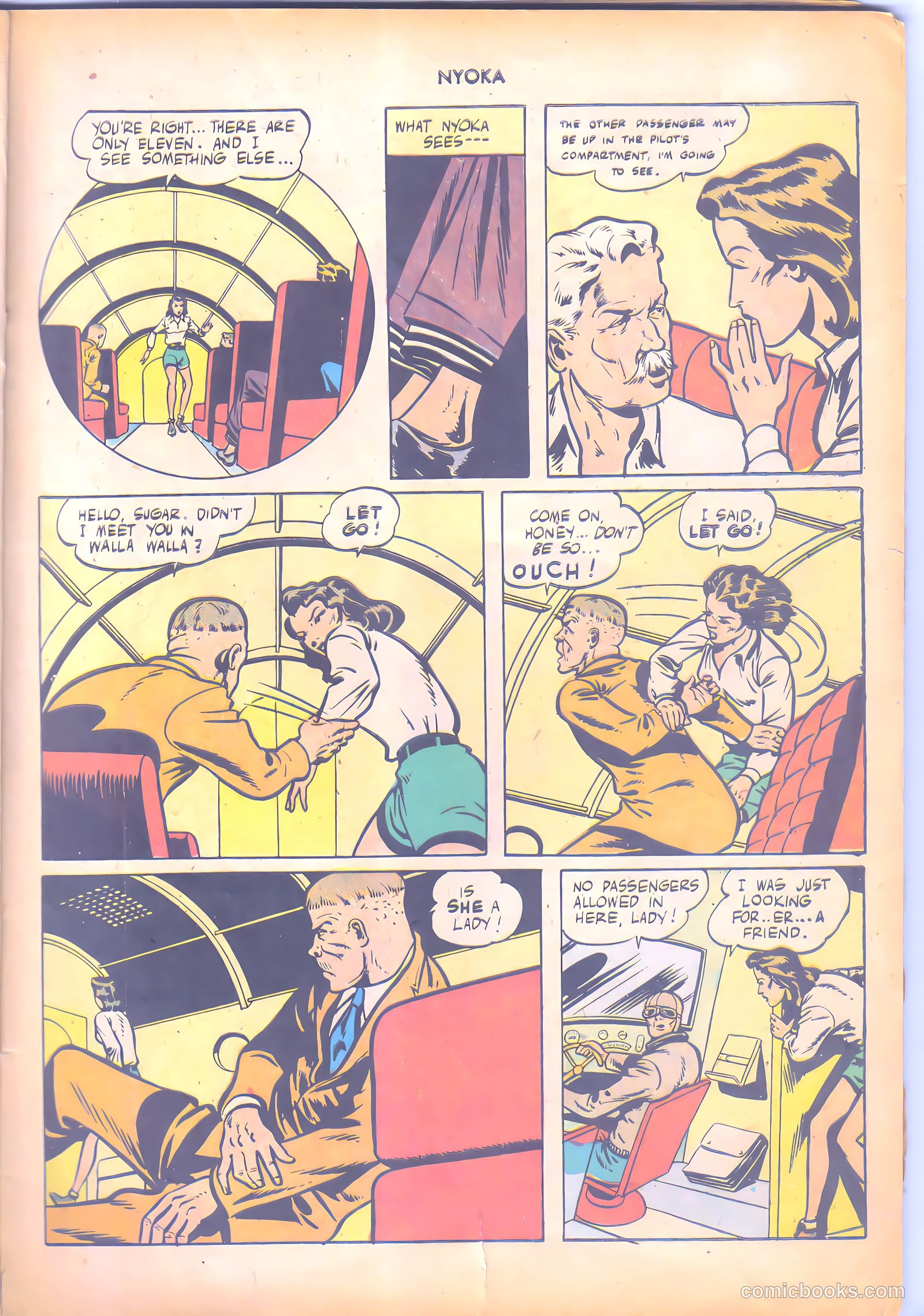 Nyoka the Jungle Girl #7 (1947, L. Miller & Son) — page 7 of 52