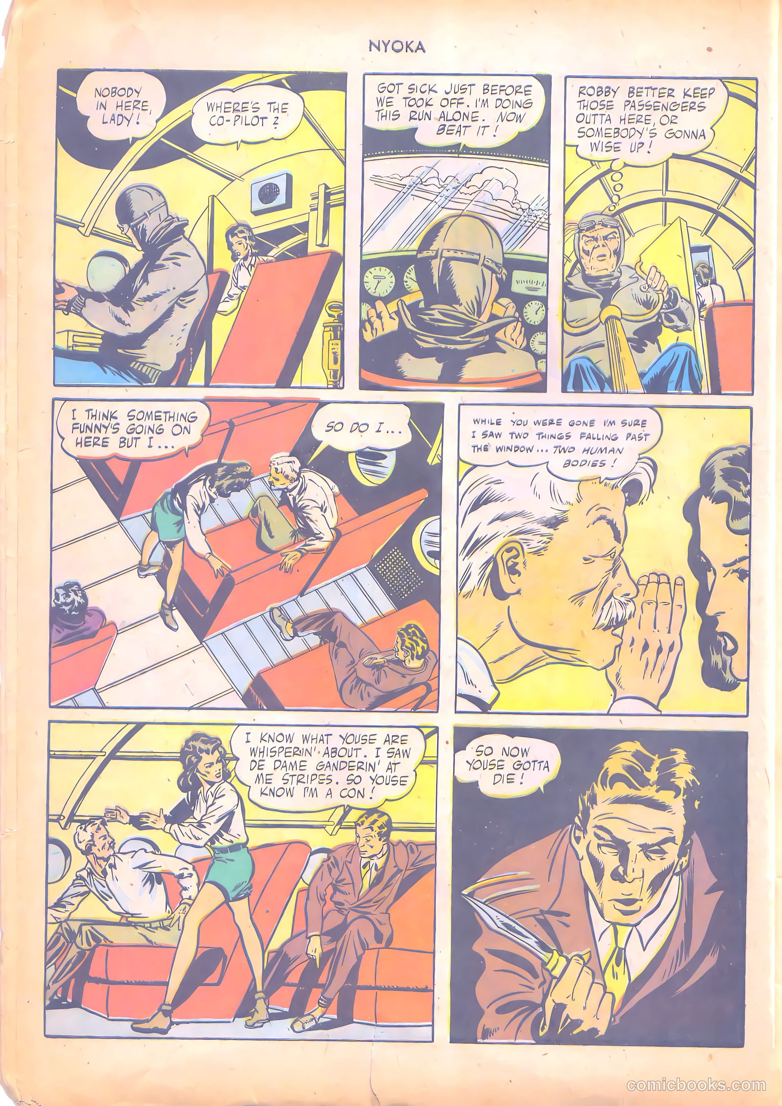 Nyoka the Jungle Girl #7 (1947, L. Miller & Son) — page 8 of 52