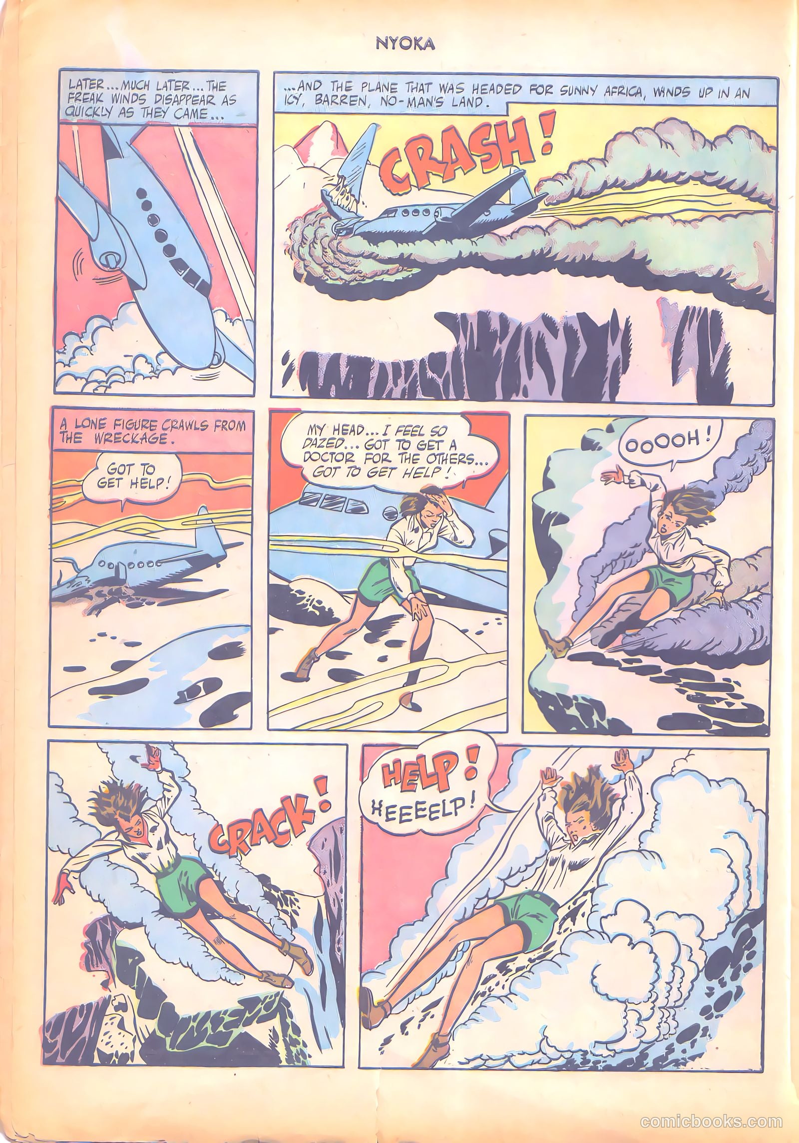 Nyoka the Jungle Girl #7 (1947, L. Miller & Son) — page 10 of 52