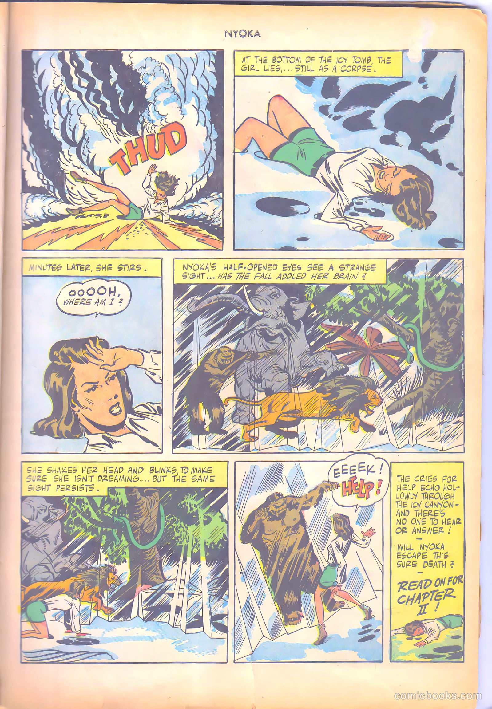 Nyoka the Jungle Girl #7 (1947, L. Miller & Son) — page 11 of 52