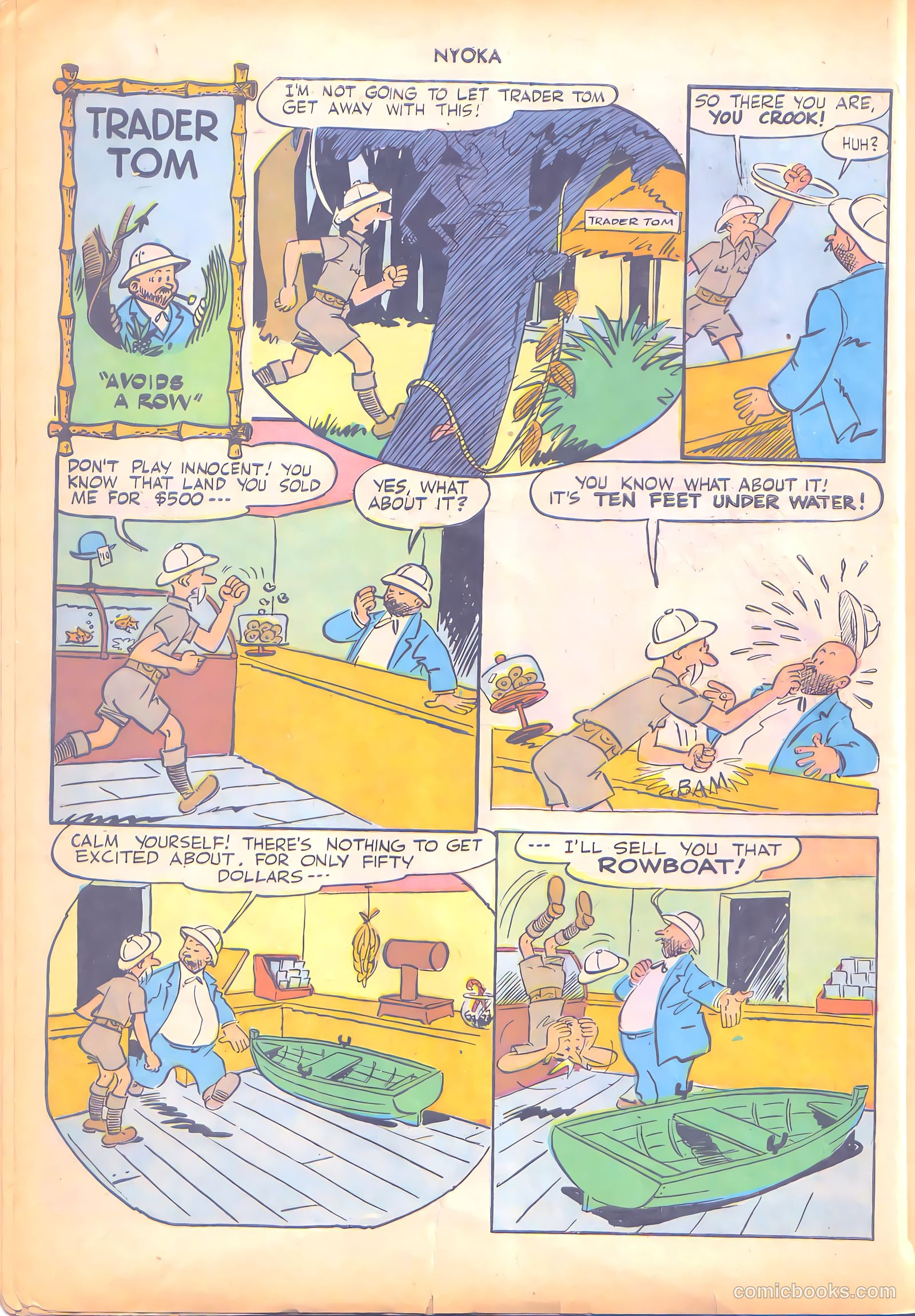 Nyoka the Jungle Girl #7 (1947, L. Miller & Son) — page 12 of 52