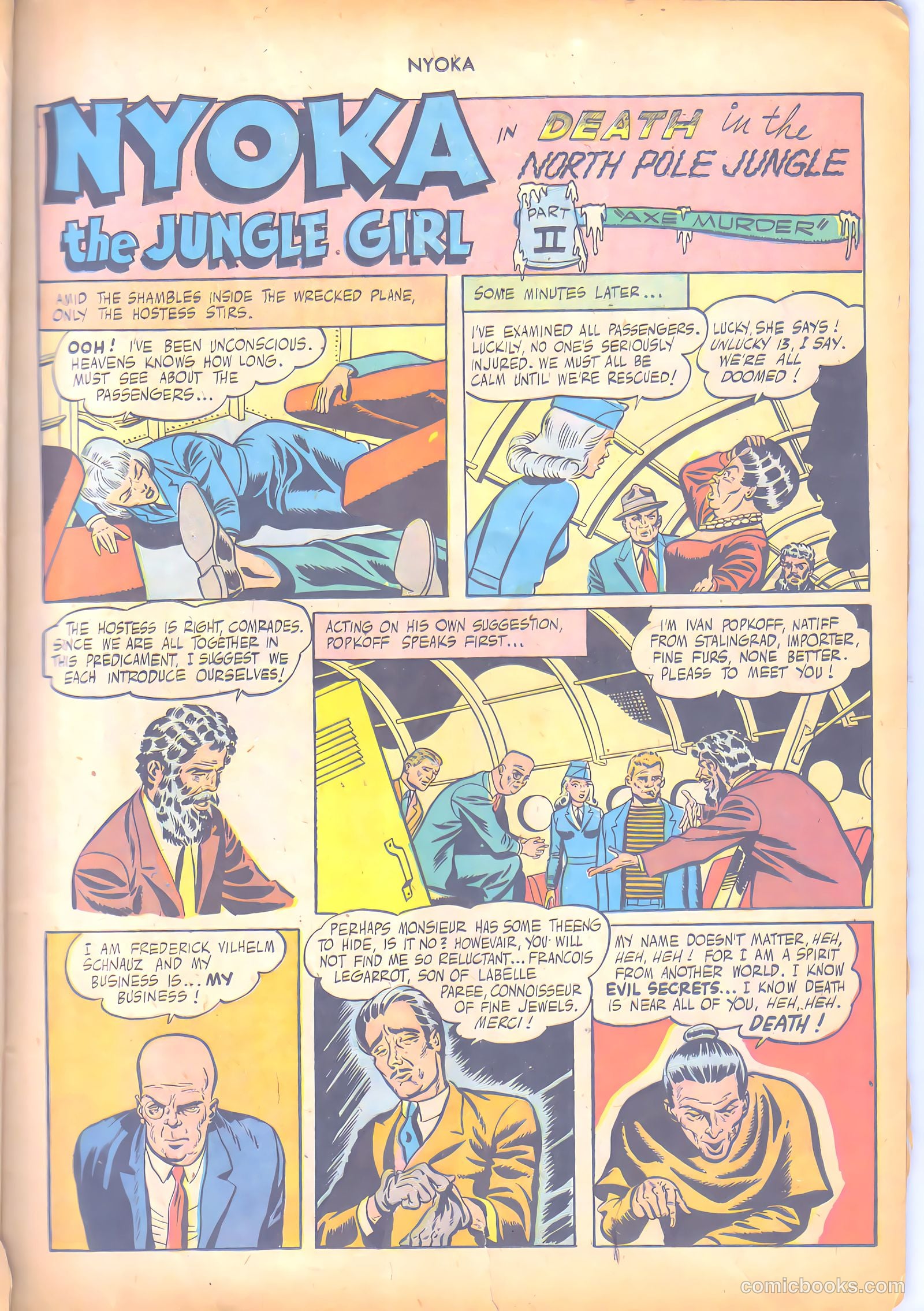 Nyoka the Jungle Girl #7 (1947, L. Miller & Son) — page 15 of 52