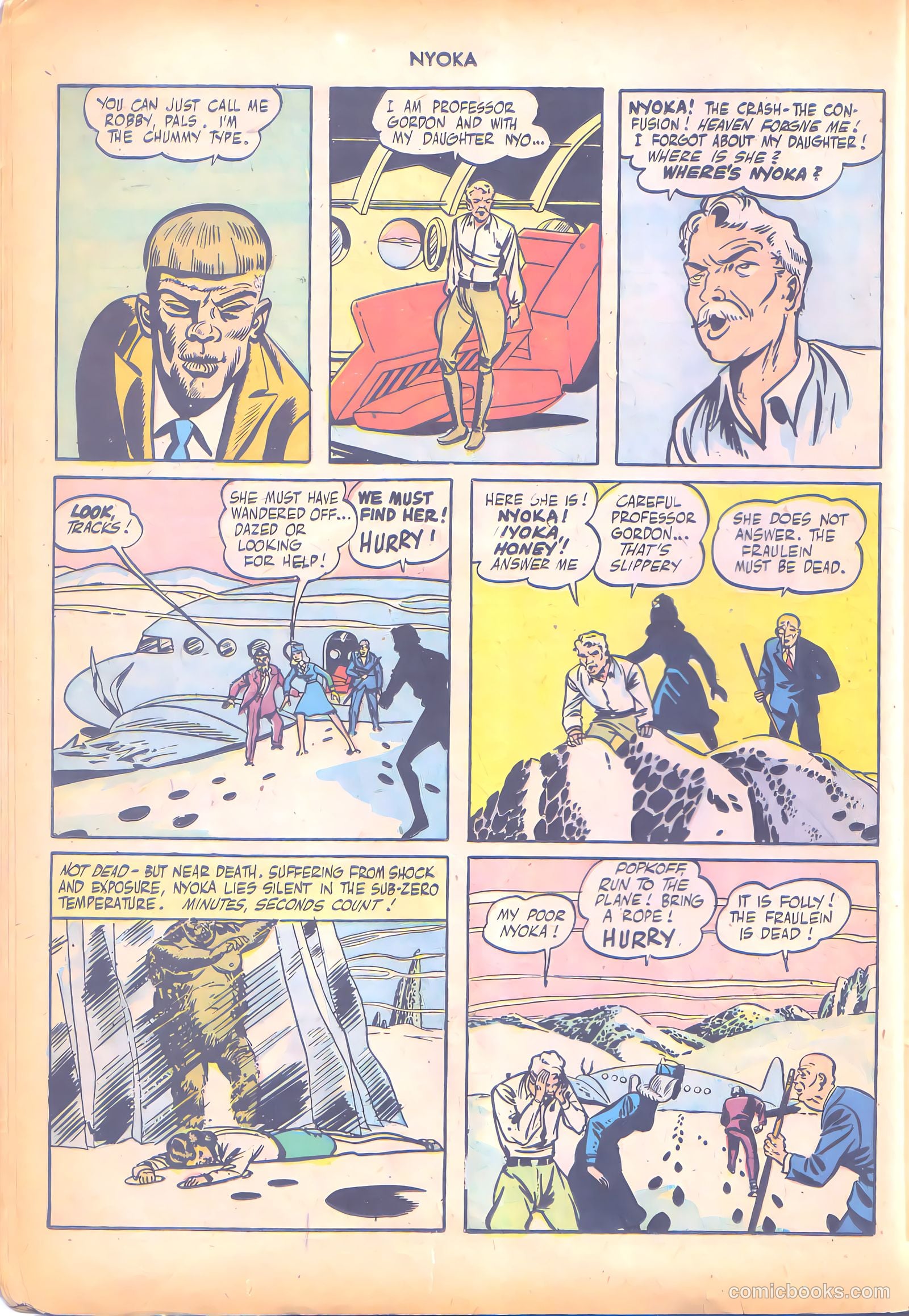 Nyoka the Jungle Girl #7 (1947, L. Miller & Son) — page 16 of 52