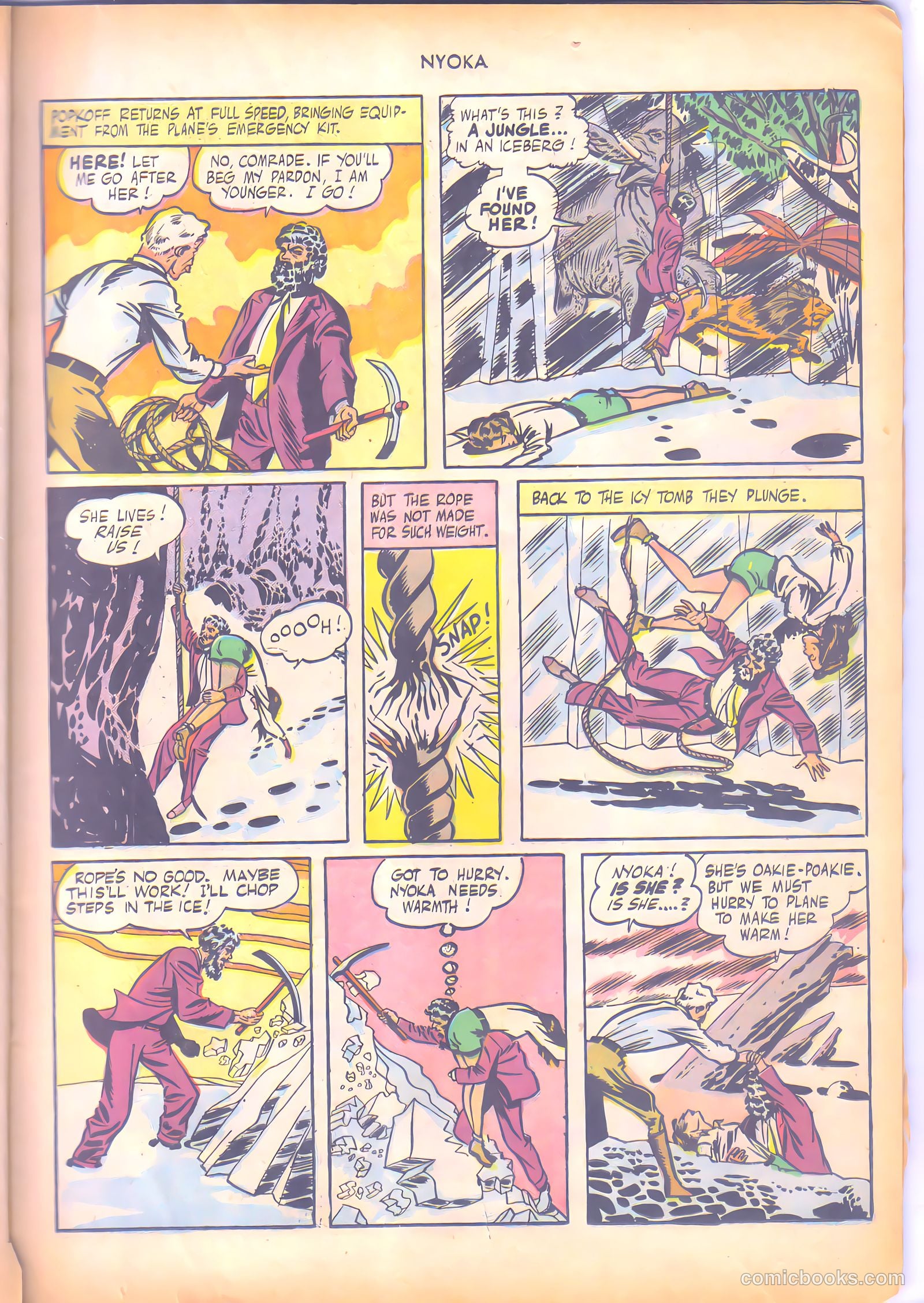 Nyoka the Jungle Girl #7 (1947, L. Miller & Son) — page 17 of 52