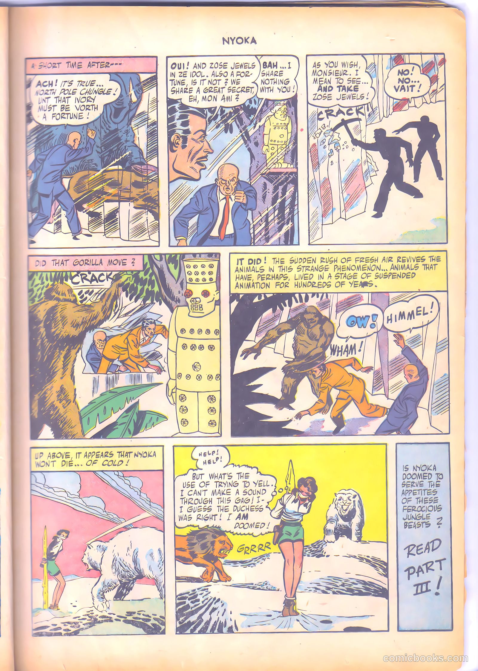 Nyoka the Jungle Girl #7 (1947, L. Miller & Son) — page 19 of 52