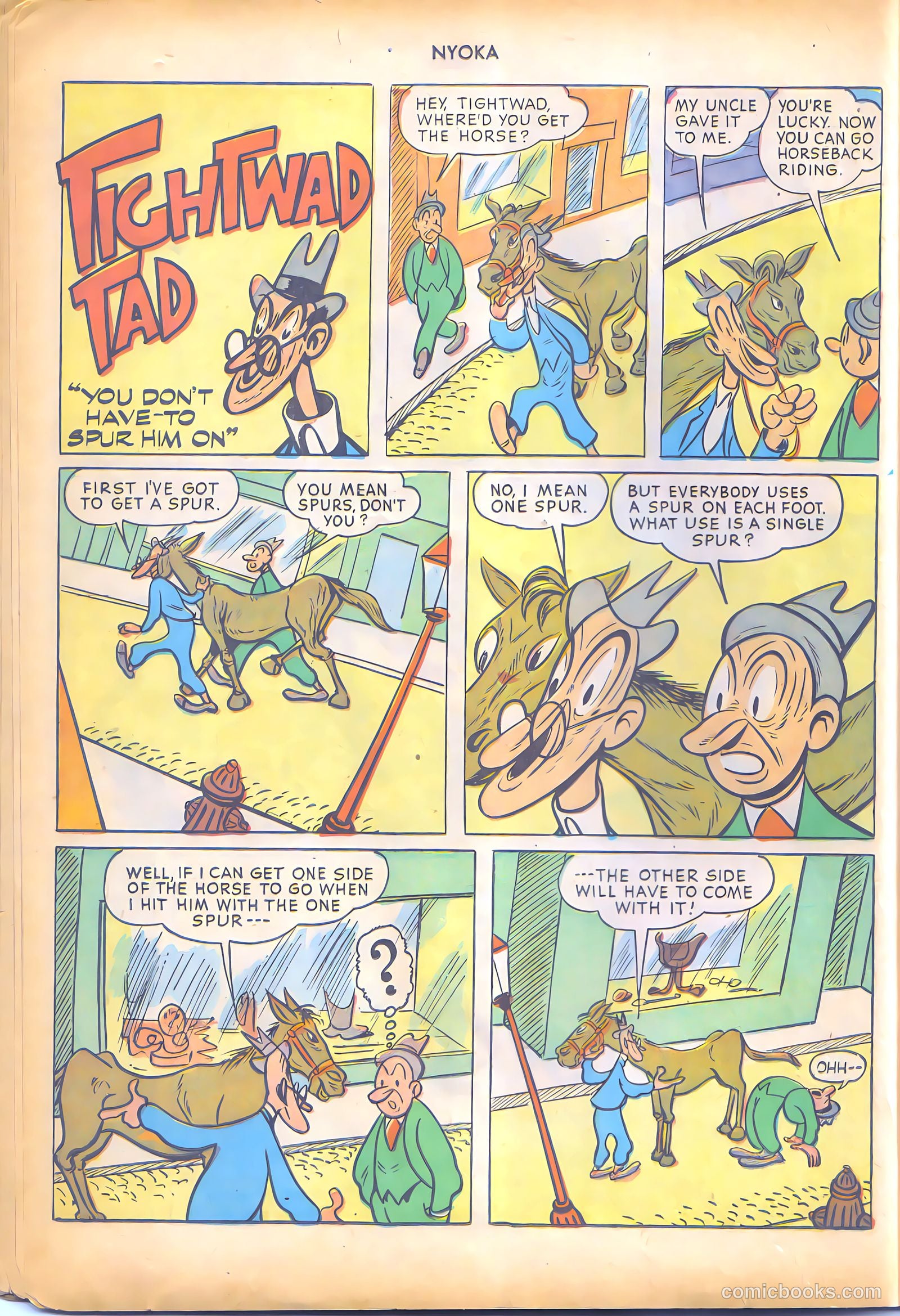 Nyoka the Jungle Girl #7 (1947, L. Miller & Son) — page 20 of 52