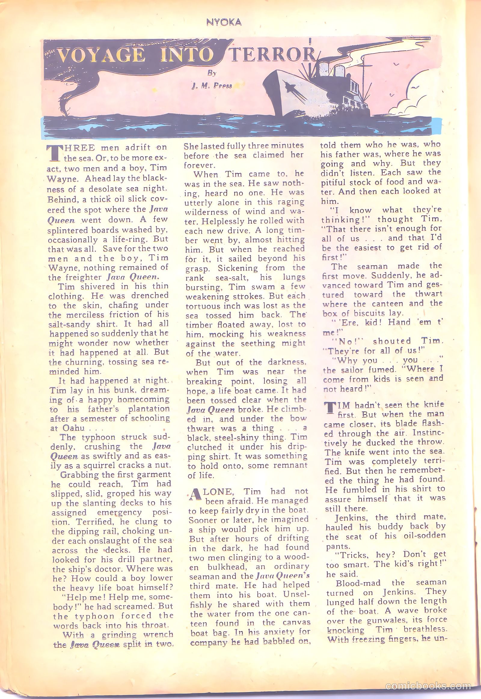 Nyoka the Jungle Girl #7 (1947, L. Miller & Son) — page 22 of 52