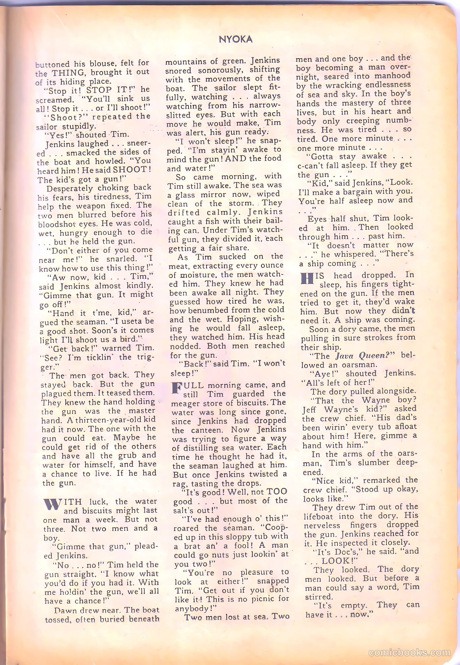 Nyoka the Jungle Girl #7 (1947, L. Miller & Son) — page 23 of 52