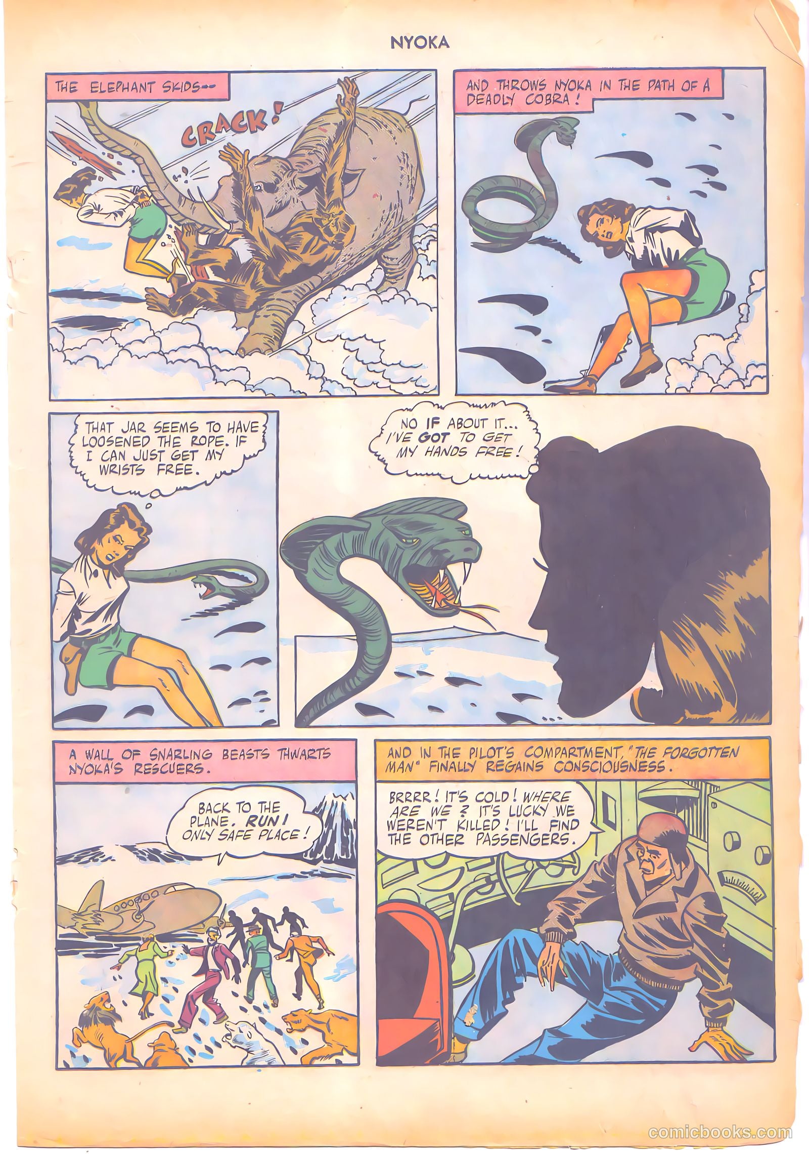 Nyoka the Jungle Girl #7 (1947, L. Miller & Son) — page 25 of 52