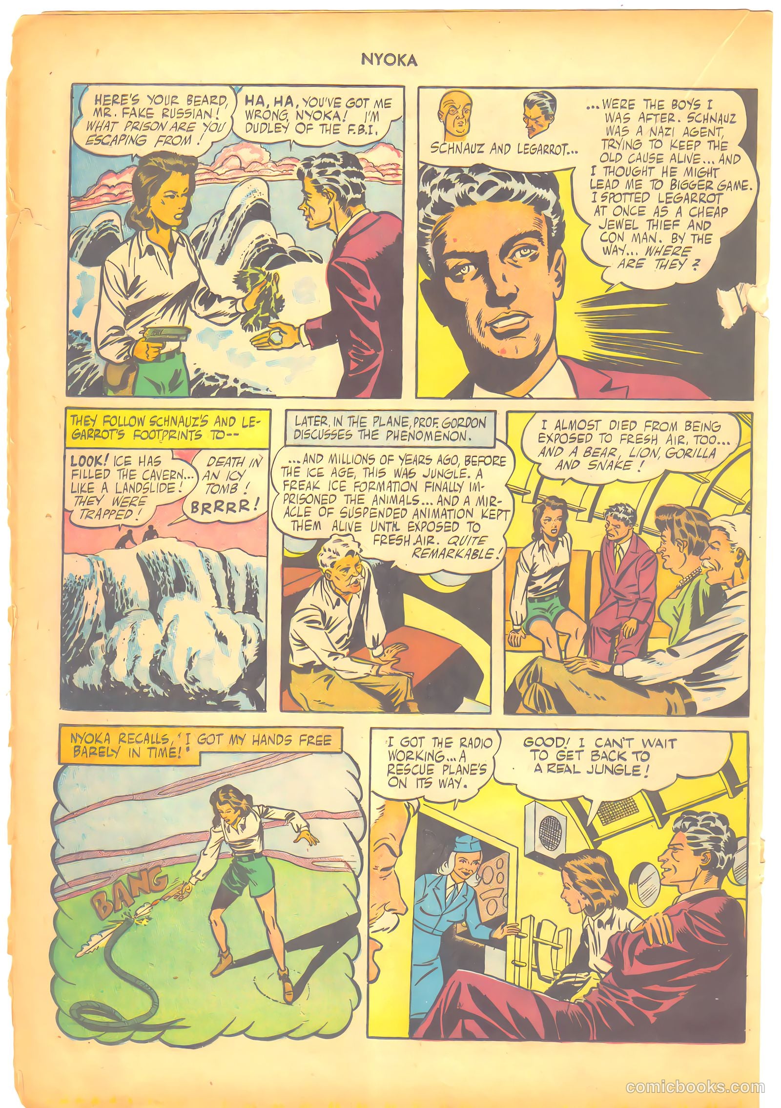Nyoka the Jungle Girl #7 (1947, L. Miller & Son) — page 28 of 52