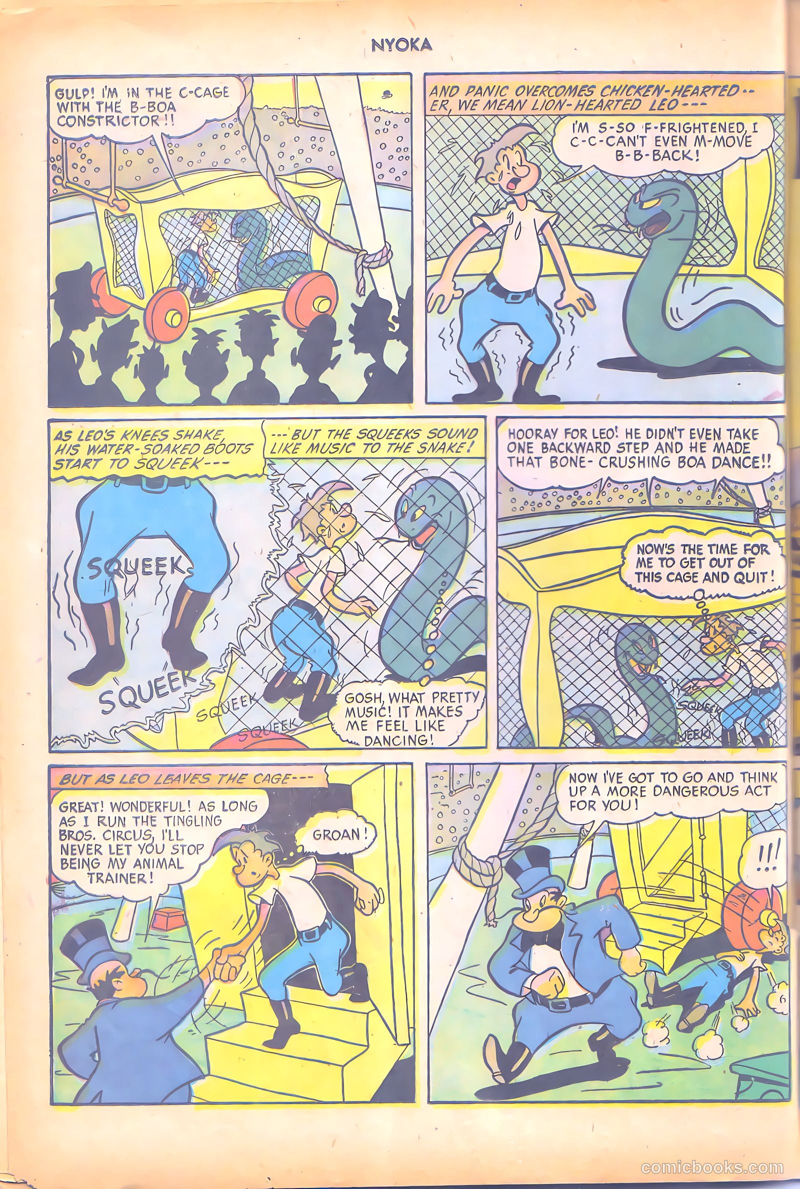 Nyoka the Jungle Girl #7 (1947, L. Miller & Son) — page 32 of 52