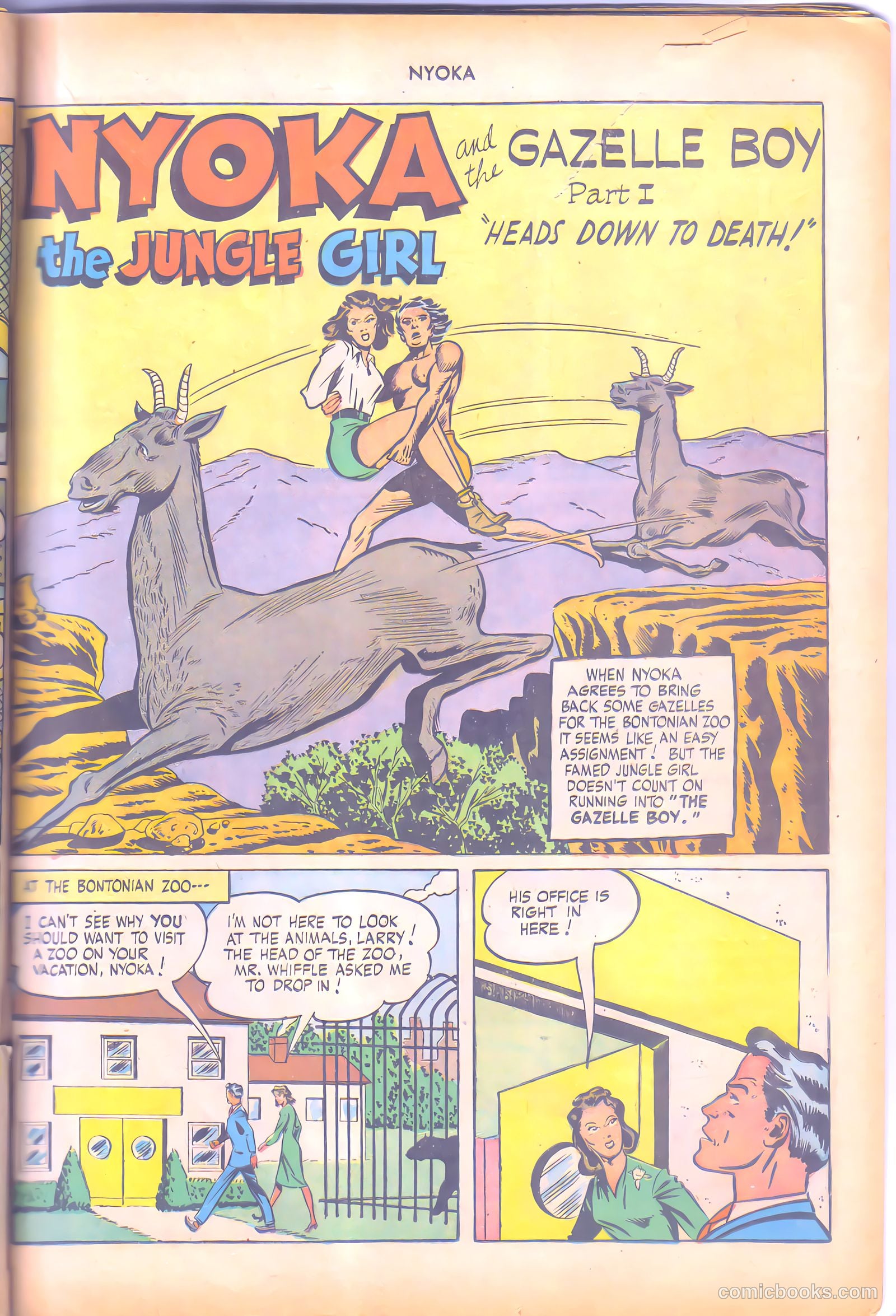 Nyoka the Jungle Girl #7 (1947, L. Miller & Son) — page 33 of 52
