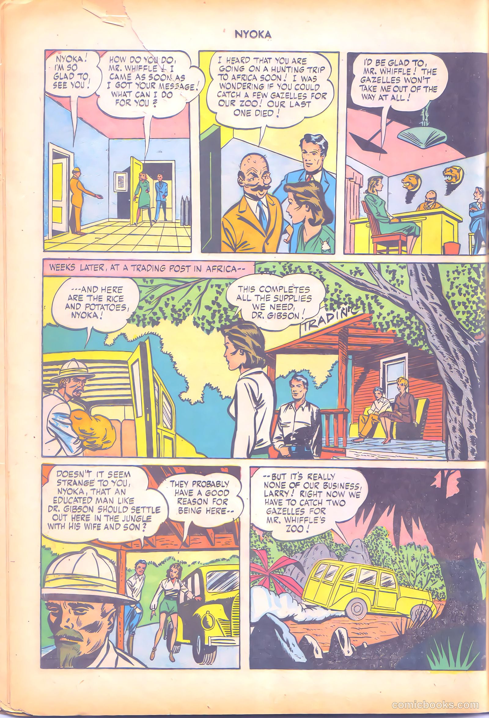 Nyoka the Jungle Girl #7 (1947, L. Miller & Son) — page 34 of 52