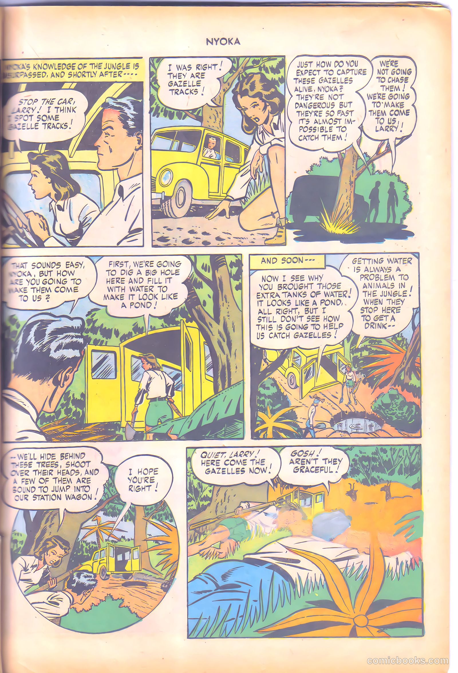 Nyoka the Jungle Girl #7 (1947, L. Miller & Son) — page 35 of 52