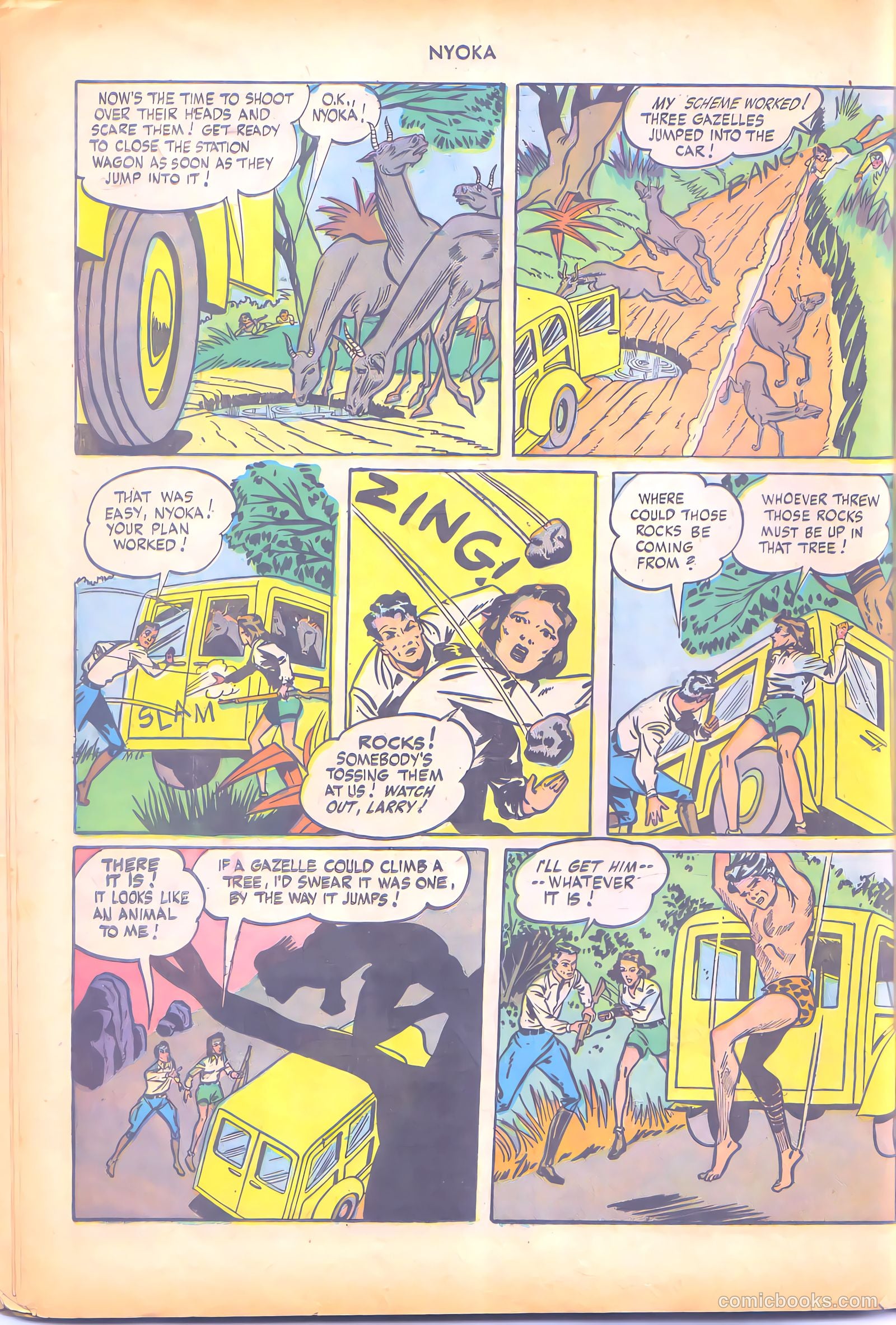 Nyoka the Jungle Girl #7 (1947, L. Miller & Son) — page 36 of 52