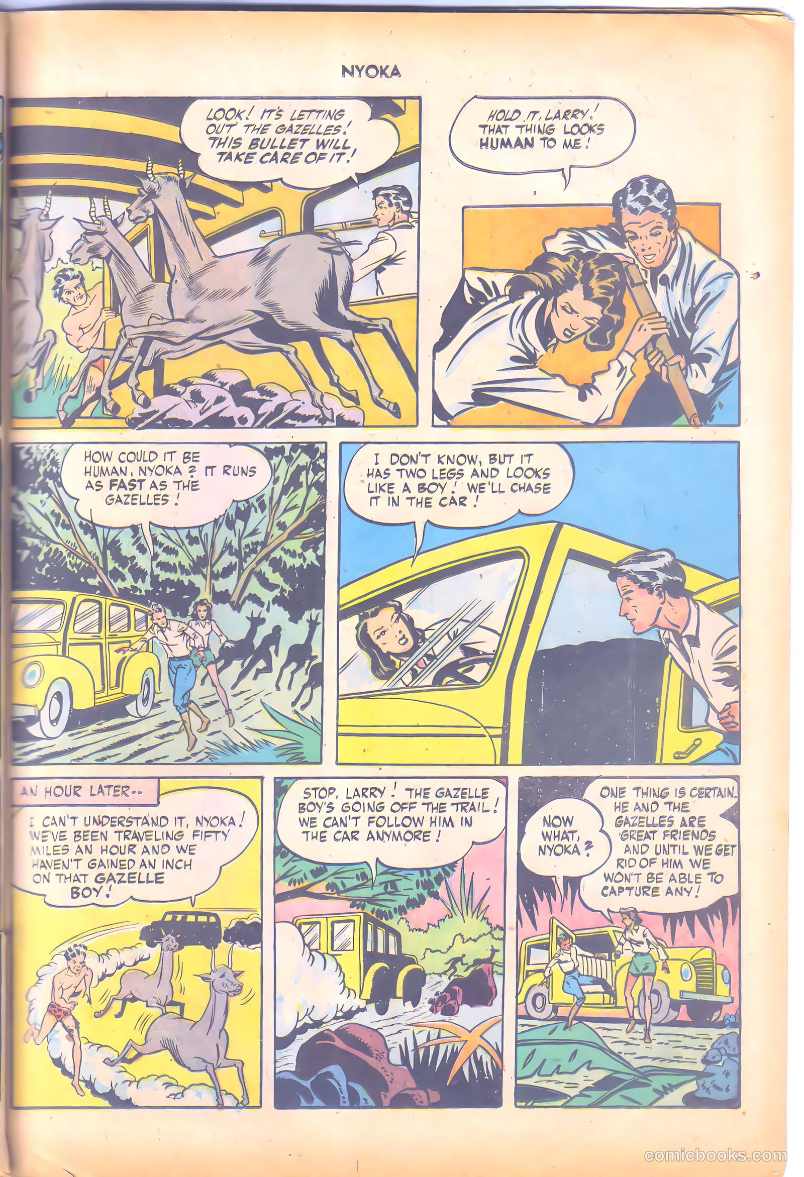 Nyoka the Jungle Girl #7 (1947, L. Miller & Son) — page 37 of 52