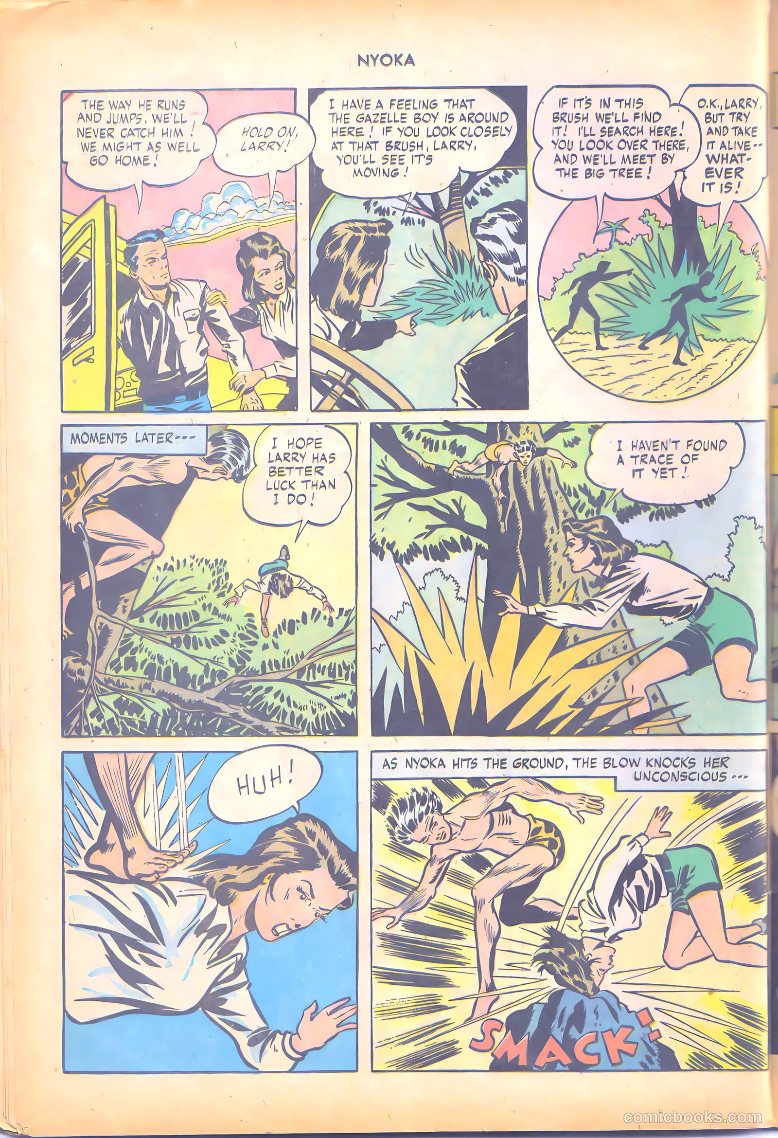 Nyoka the Jungle Girl #7 (1947, L. Miller & Son) — page 38 of 52