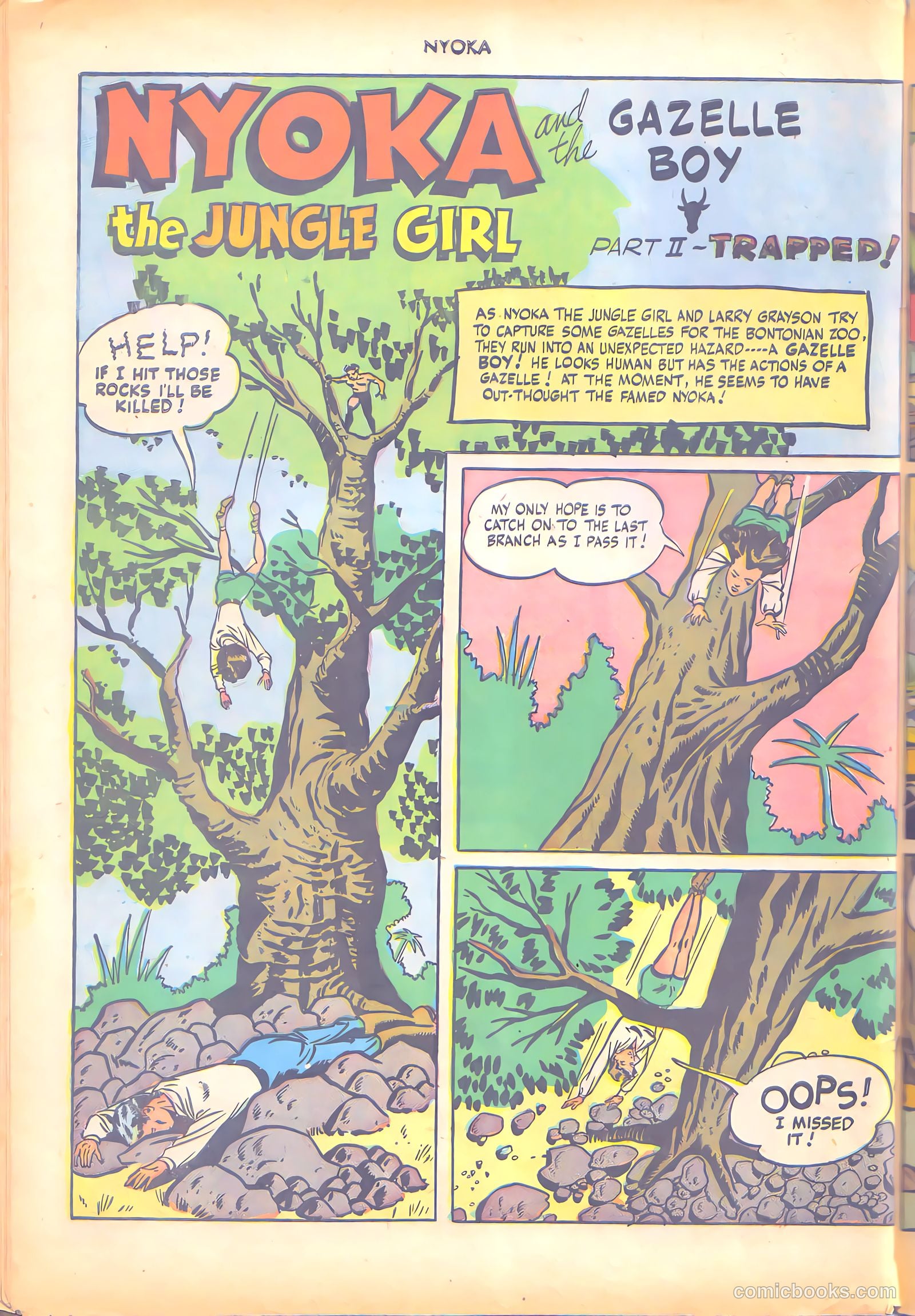 Nyoka the Jungle Girl #7 (1947, L. Miller & Son) — page 42 of 52