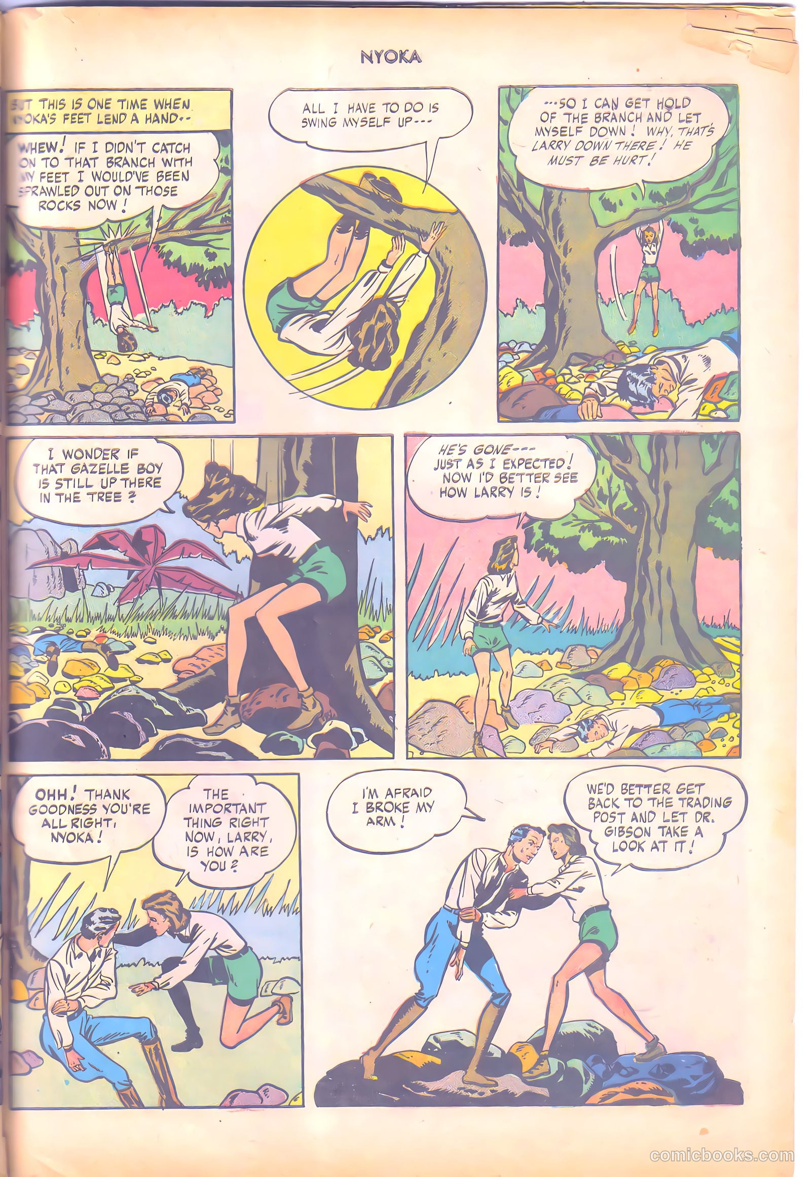 Nyoka the Jungle Girl #7 (1947, L. Miller & Son) — page 43 of 52