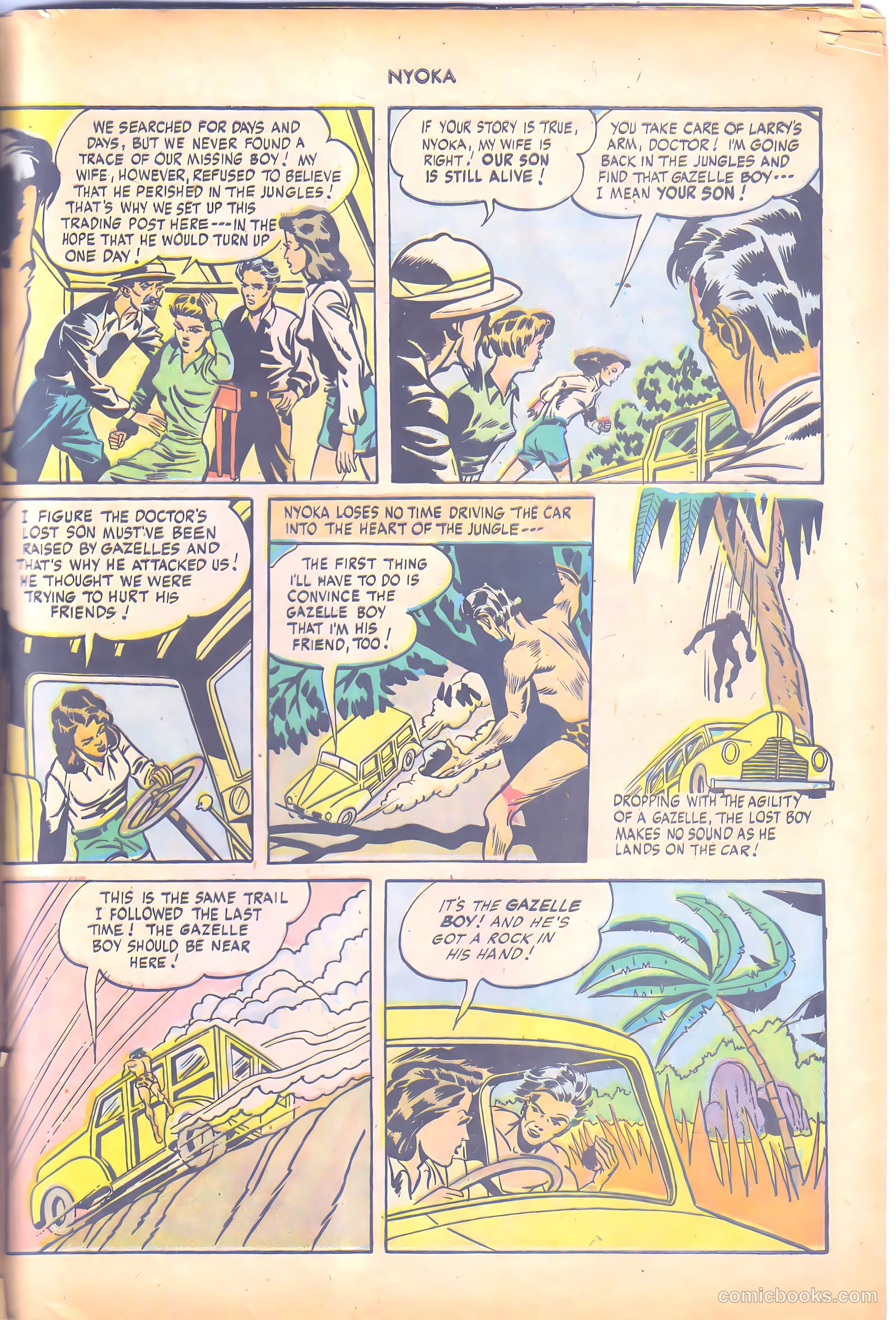 Nyoka the Jungle Girl #7 (1947, L. Miller & Son) — page 45 of 52