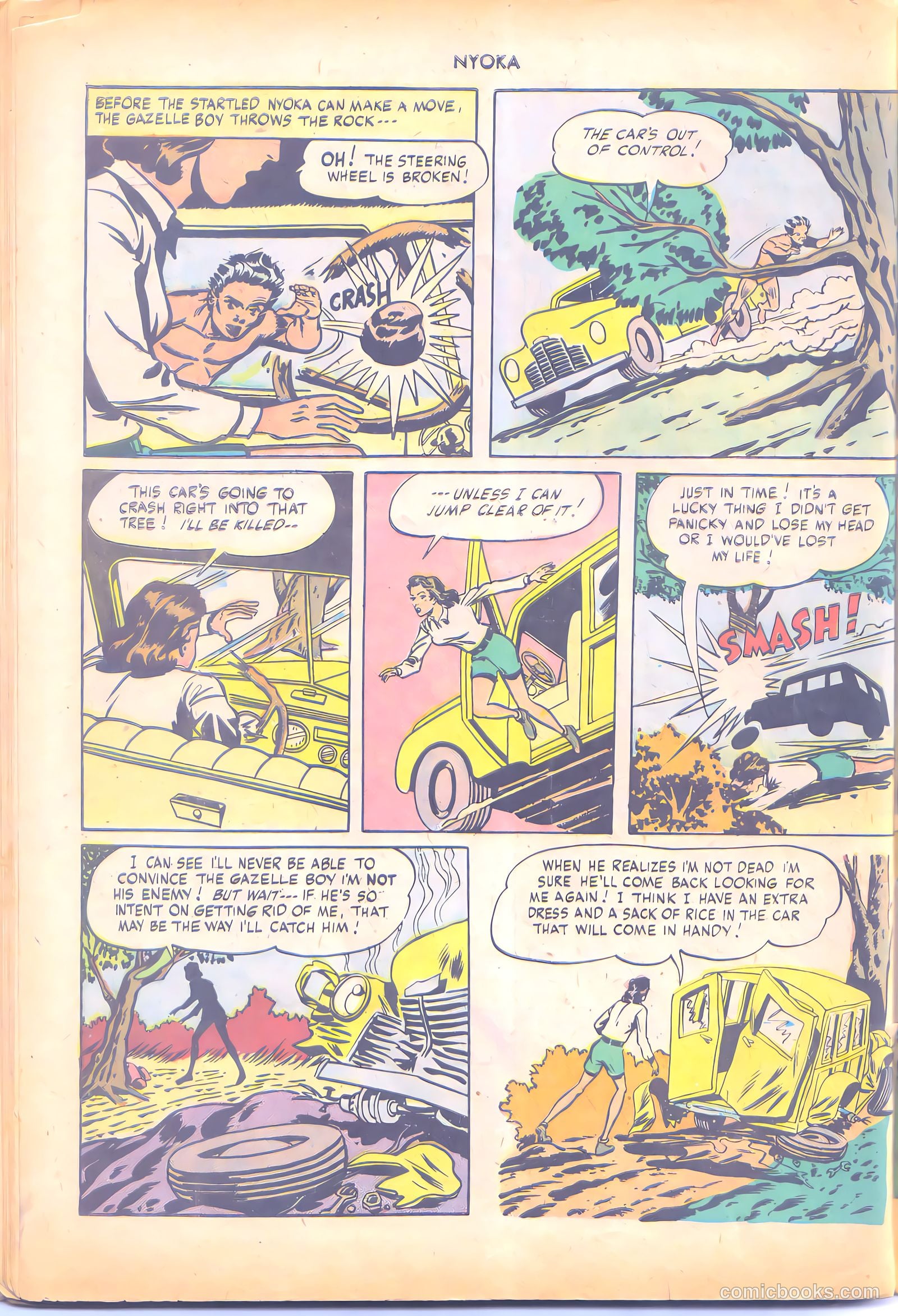 Nyoka the Jungle Girl #7 (1947, L. Miller & Son) — page 46 of 52