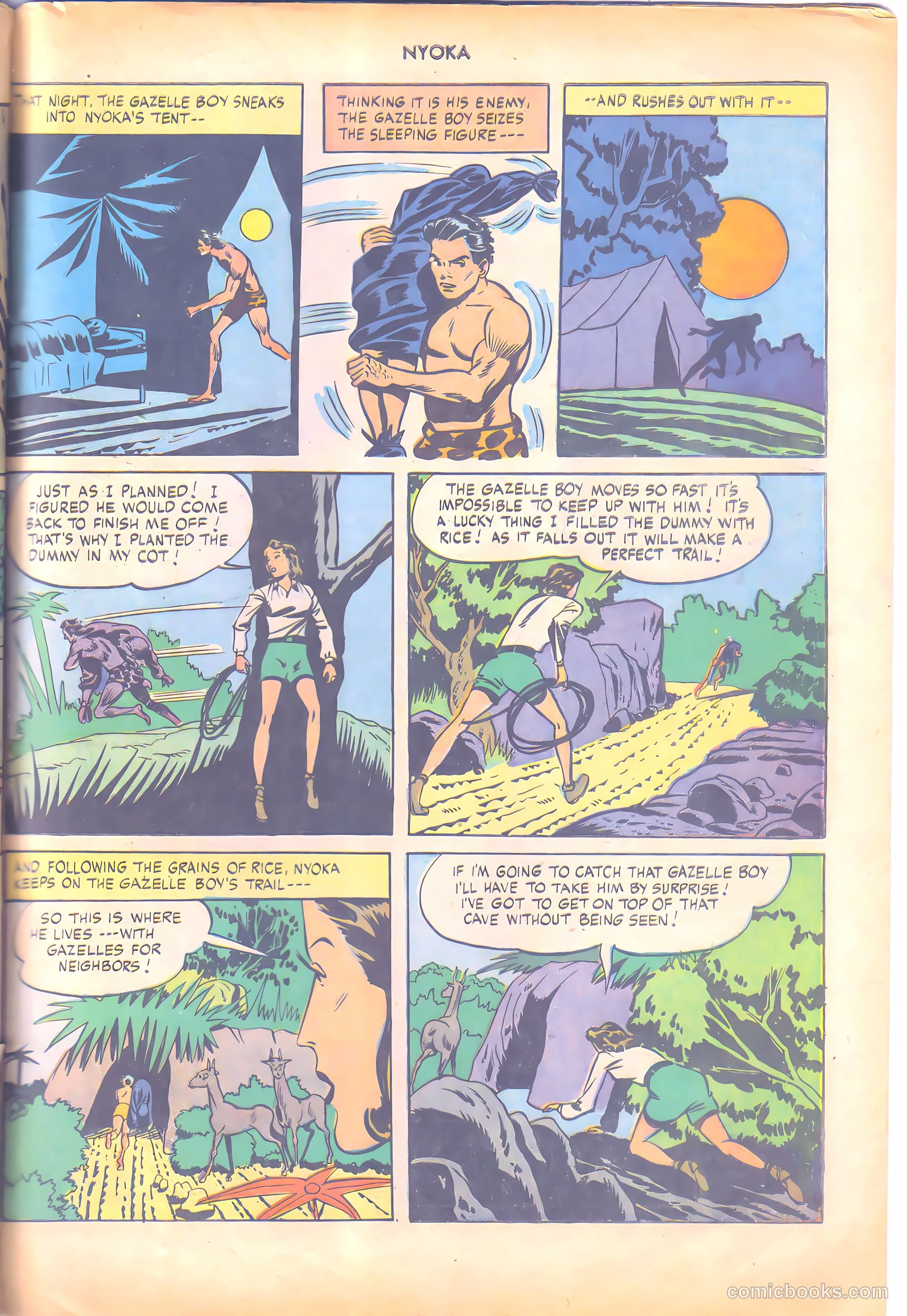 Nyoka the Jungle Girl #7 (1947, L. Miller & Son) — page 47 of 52