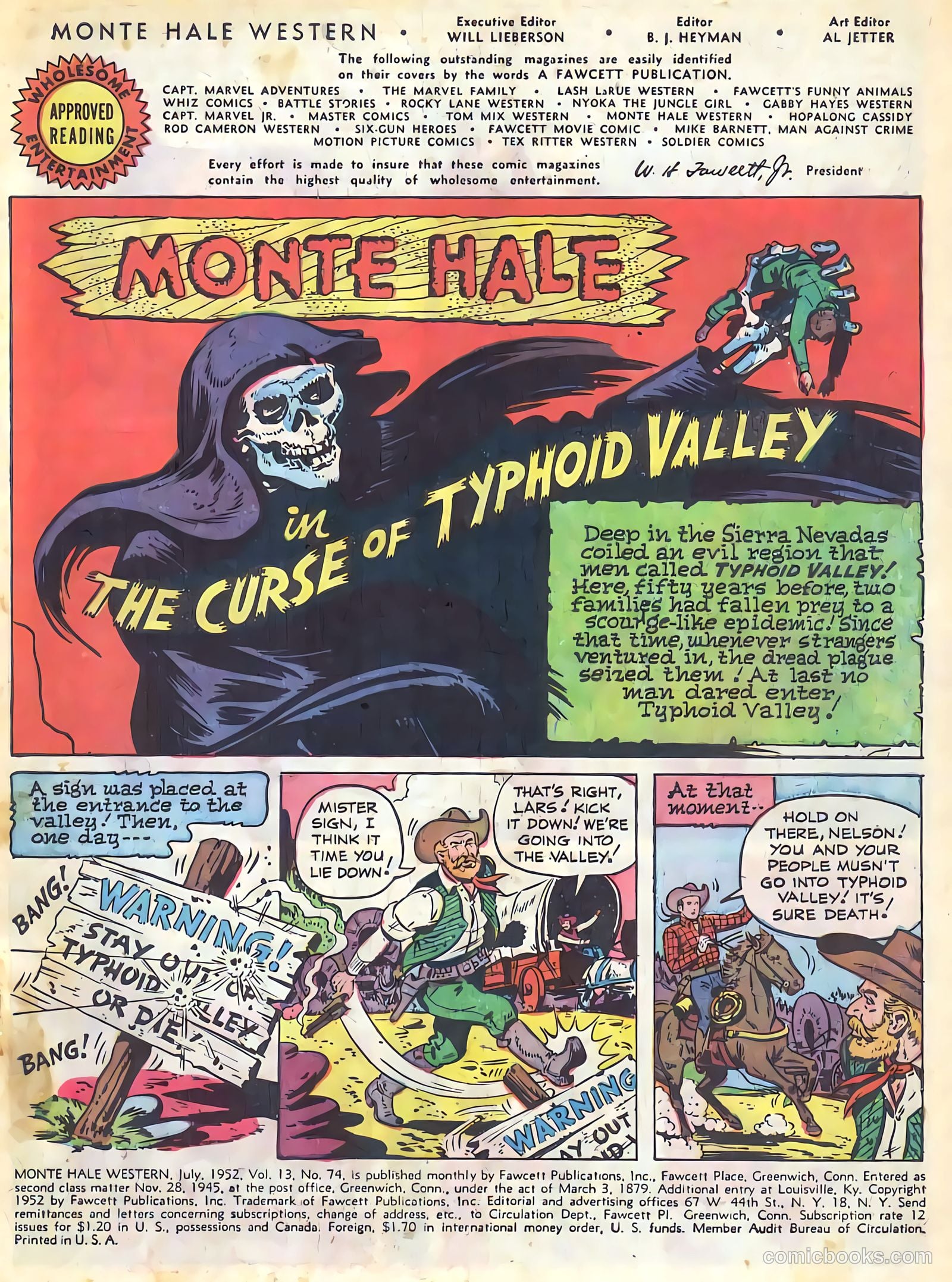 Monte Hale Western #74 (1952, L. Miller & Son) — page 2 of 33
