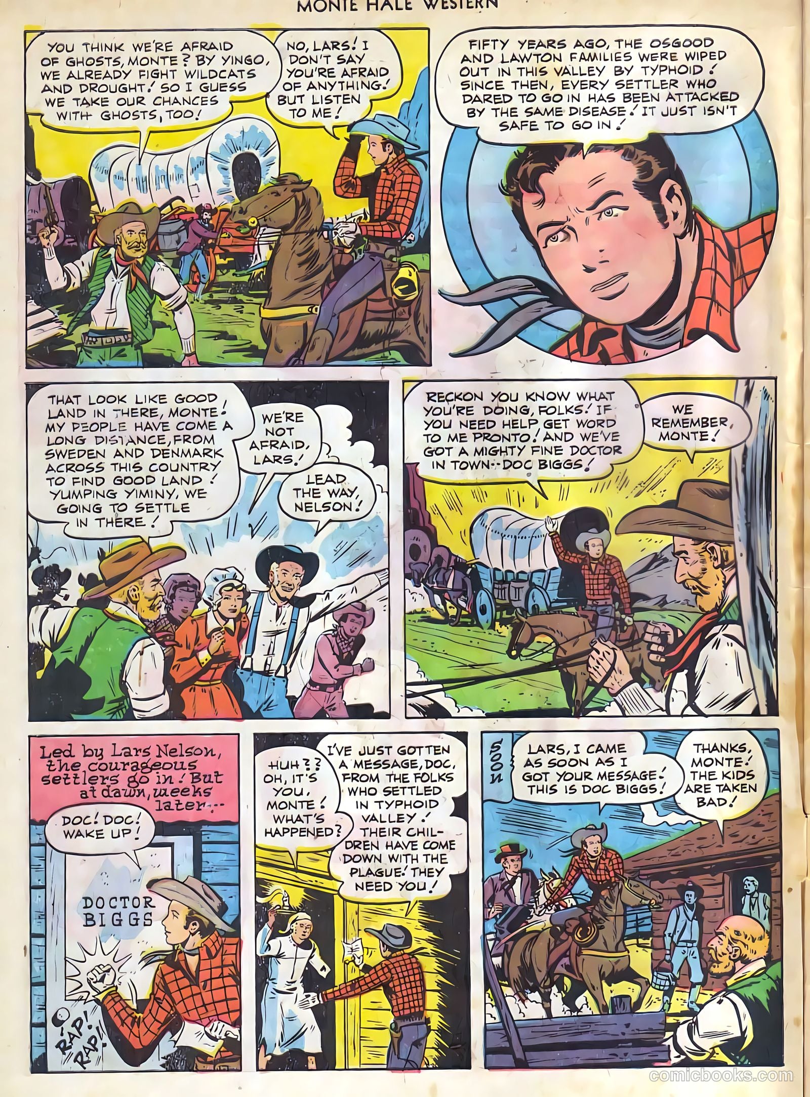 Monte Hale Western #74 (1952, L. Miller & Son) — page 3 of 33