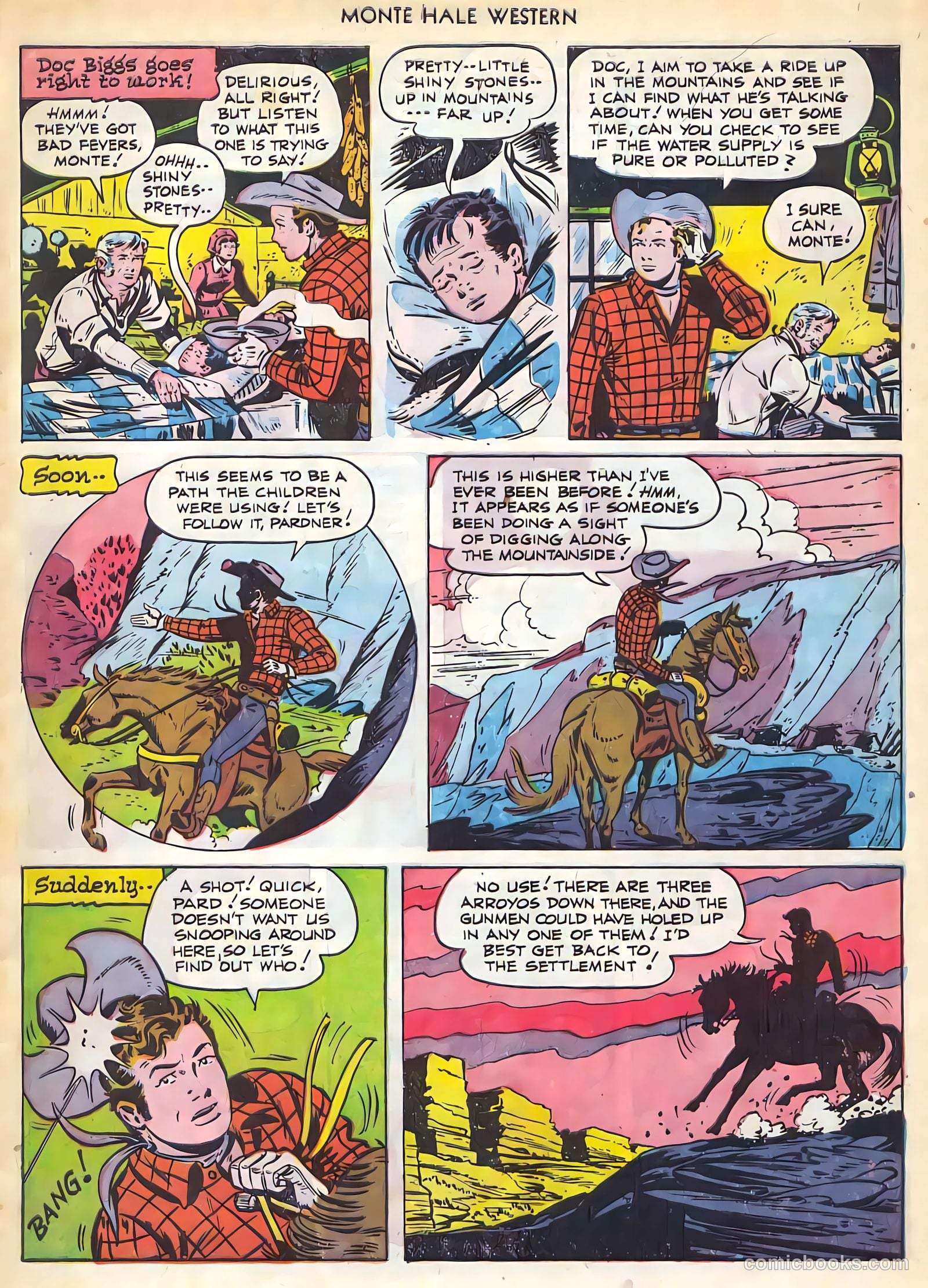 Monte Hale Western #74 (1952, L. Miller & Son) — page 4 of 33