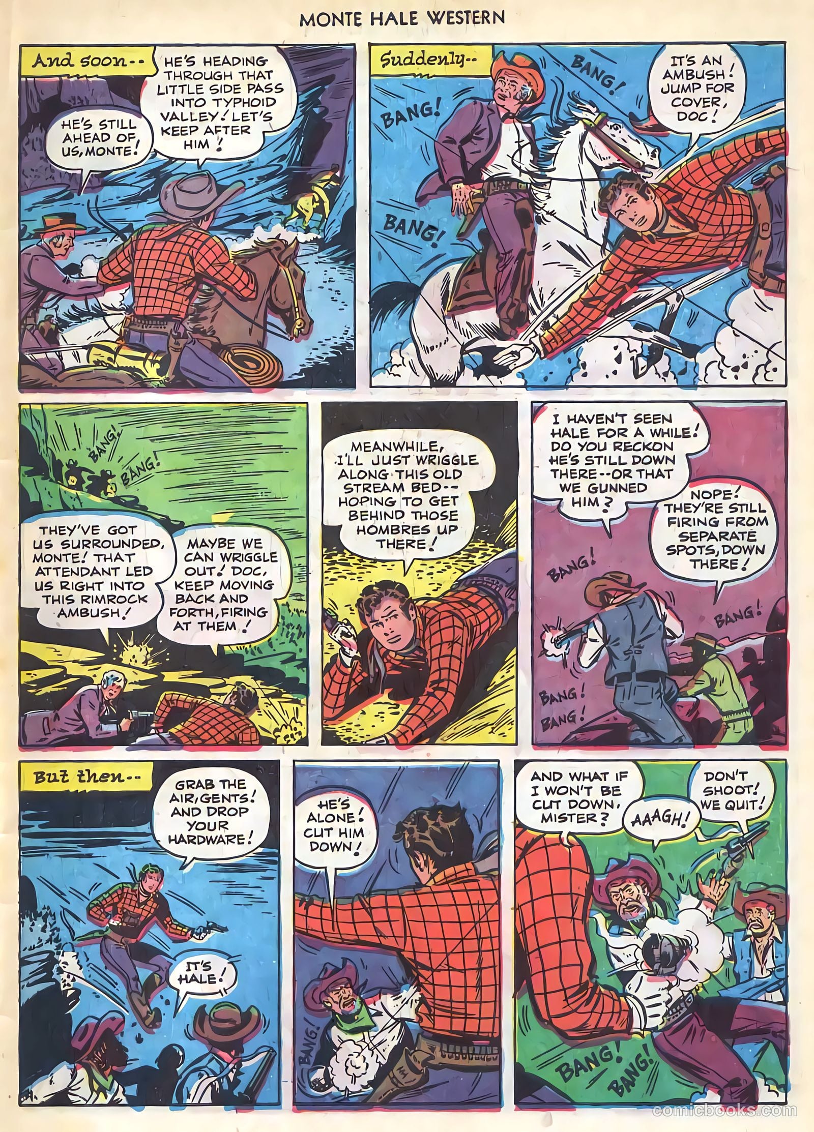 Monte Hale Western #74 (1952, L. Miller & Son) — page 6 of 33