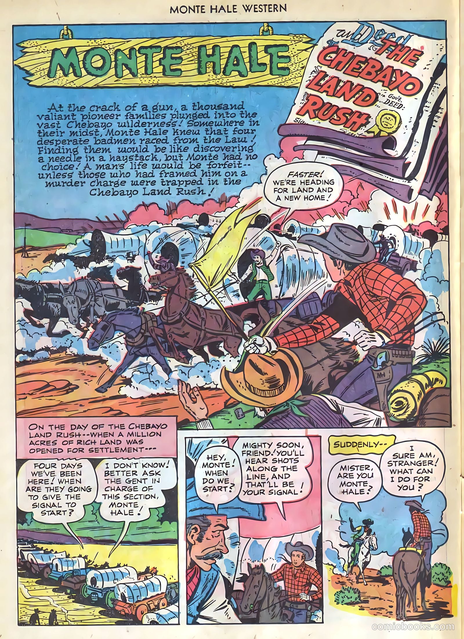 Monte Hale Western #74 (1952, L. Miller & Son) — page 13 of 33