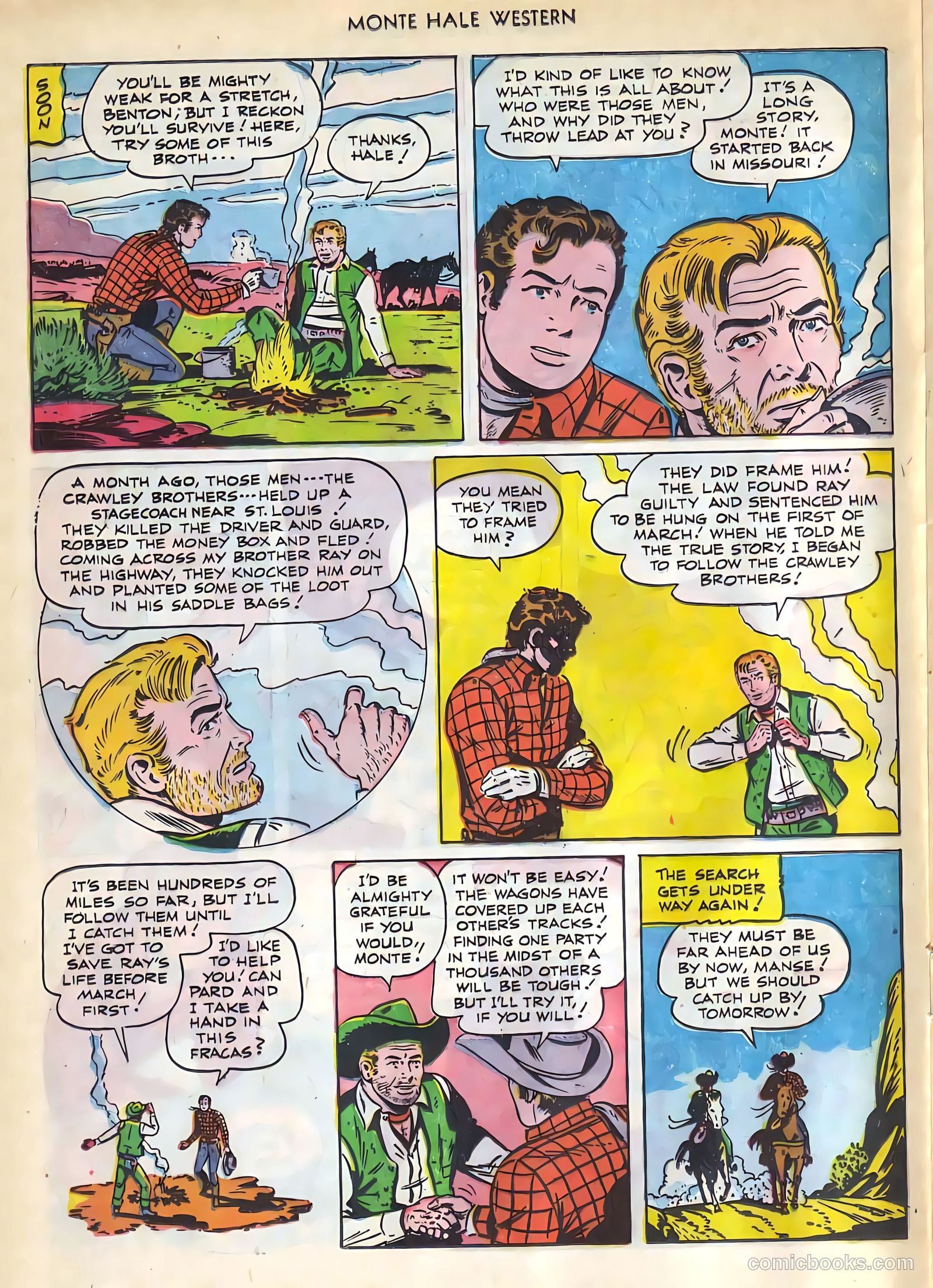 Monte Hale Western #74 (1952, L. Miller & Son) — page 15 of 33