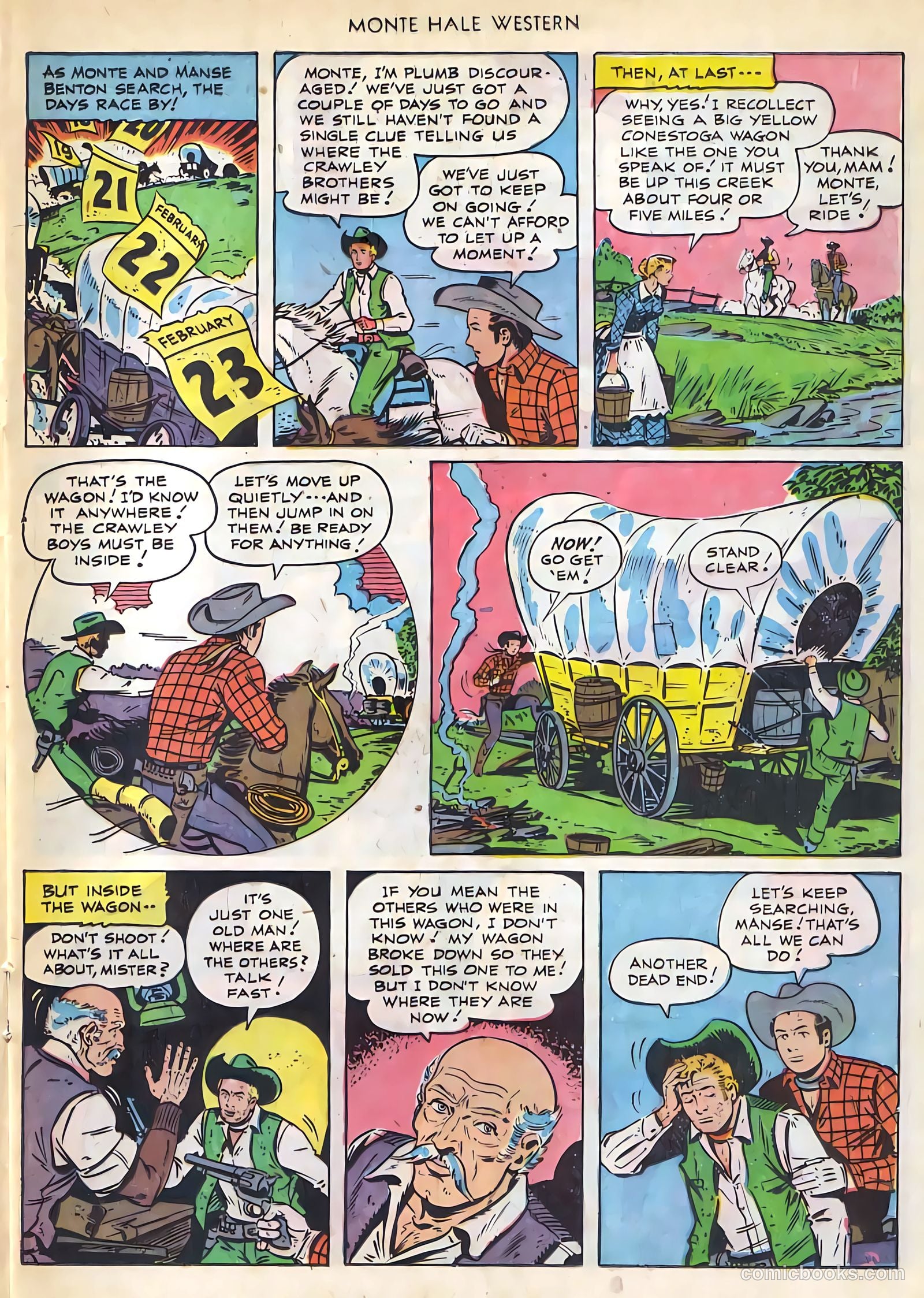 Monte Hale Western #74 (1952, L. Miller & Son) — page 16 of 33