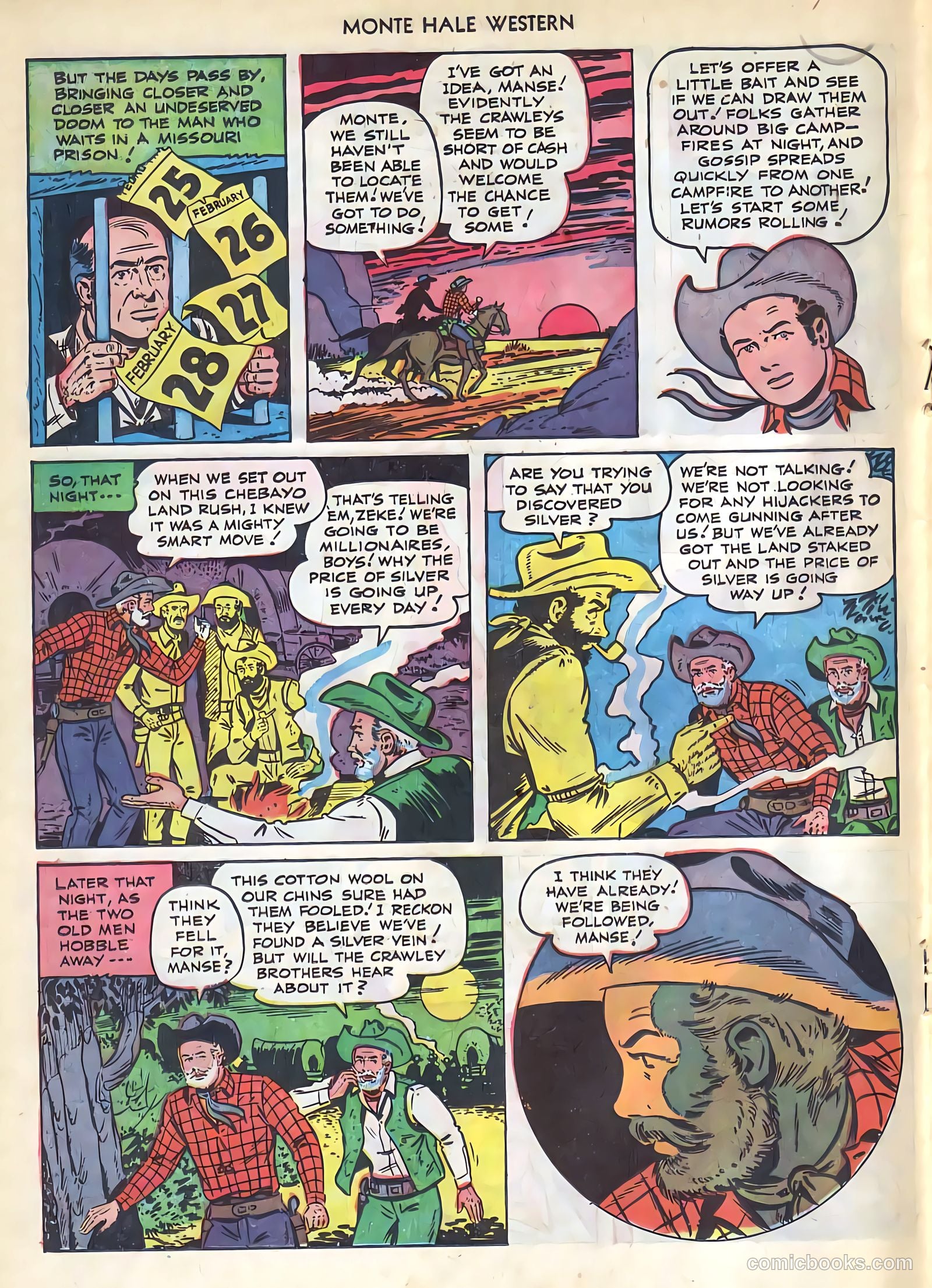 Monte Hale Western #74 (1952, L. Miller & Son) — page 17 of 33