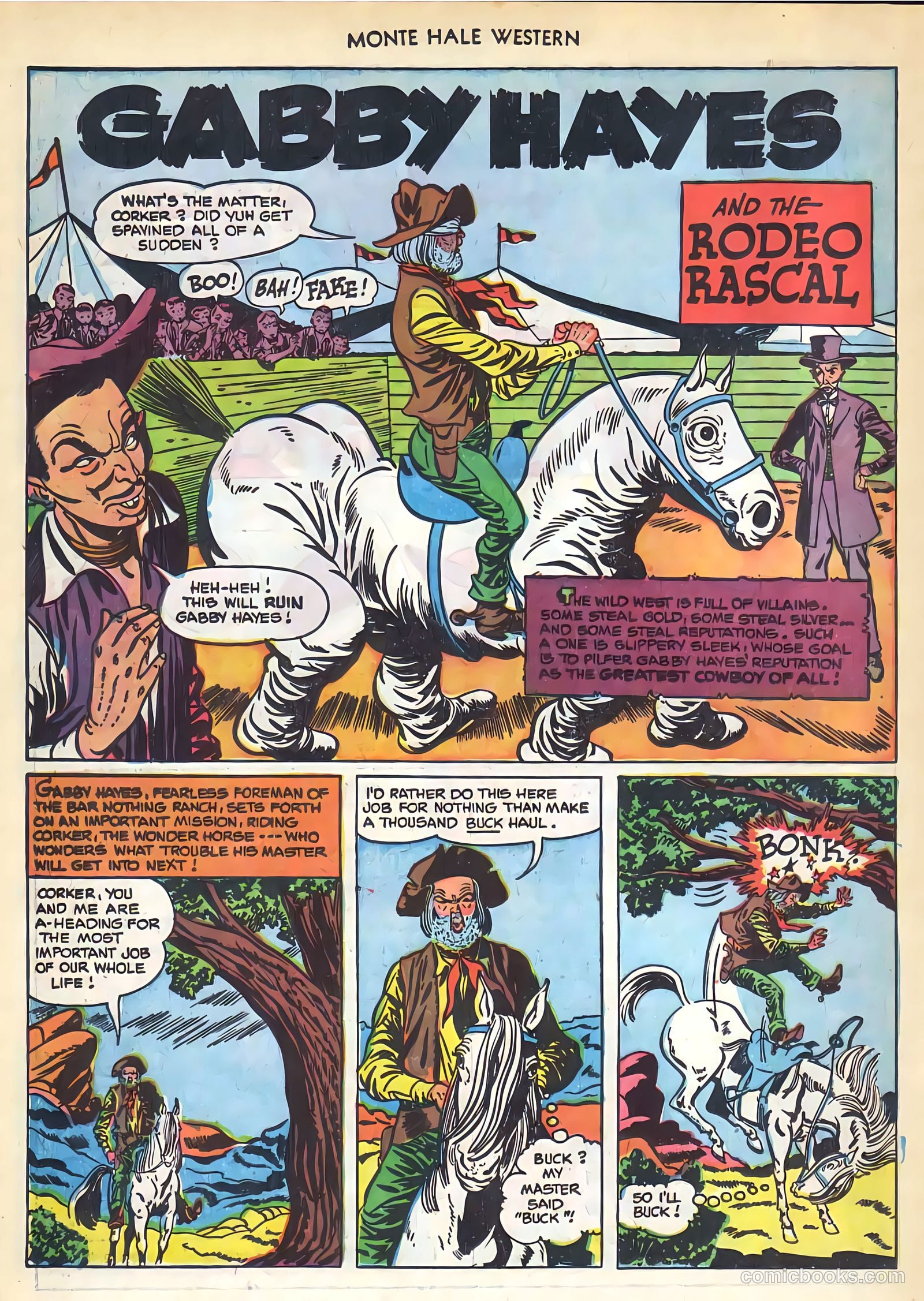 Monte Hale Western #74 (1952, L. Miller & Son) — page 21 of 33
