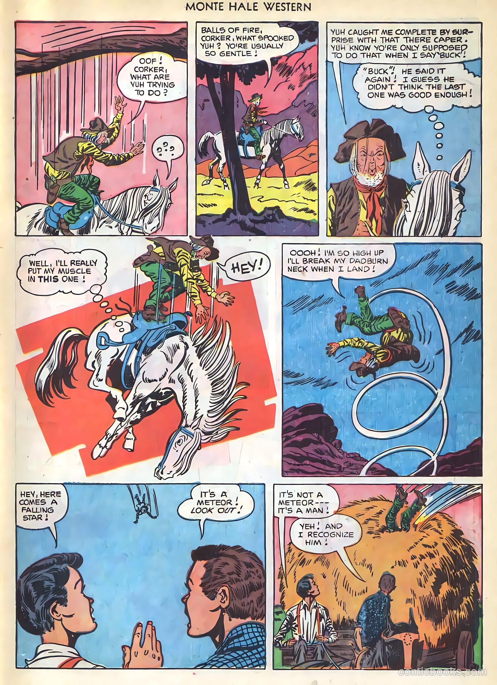 Monte Hale Western #74 (1952, L. Miller & Son) — page 22 of 33