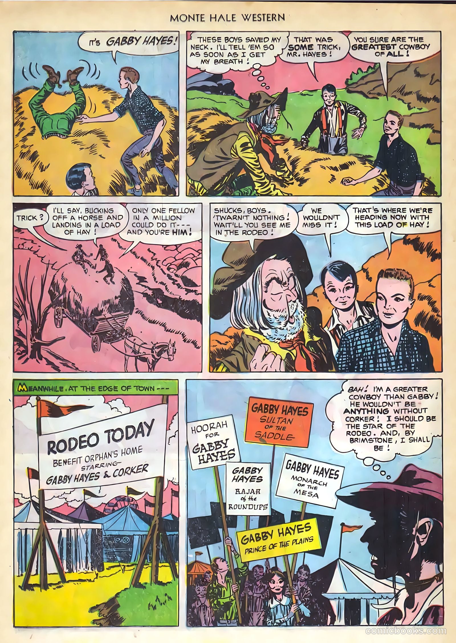 Monte Hale Western #74 (1952, L. Miller & Son) — page 23 of 33