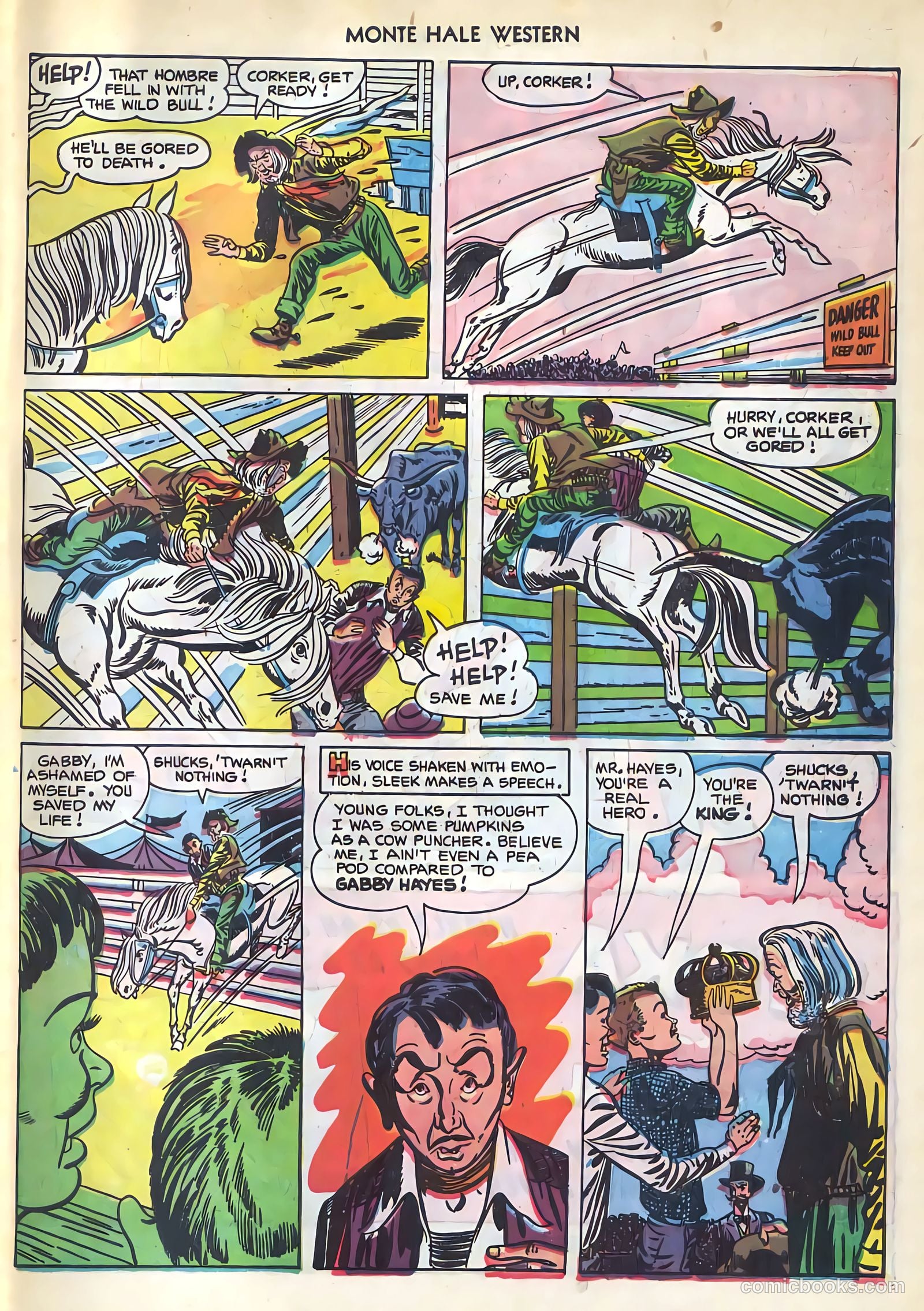 Monte Hale Western #74 (1952, L. Miller & Son) — page 26 of 33