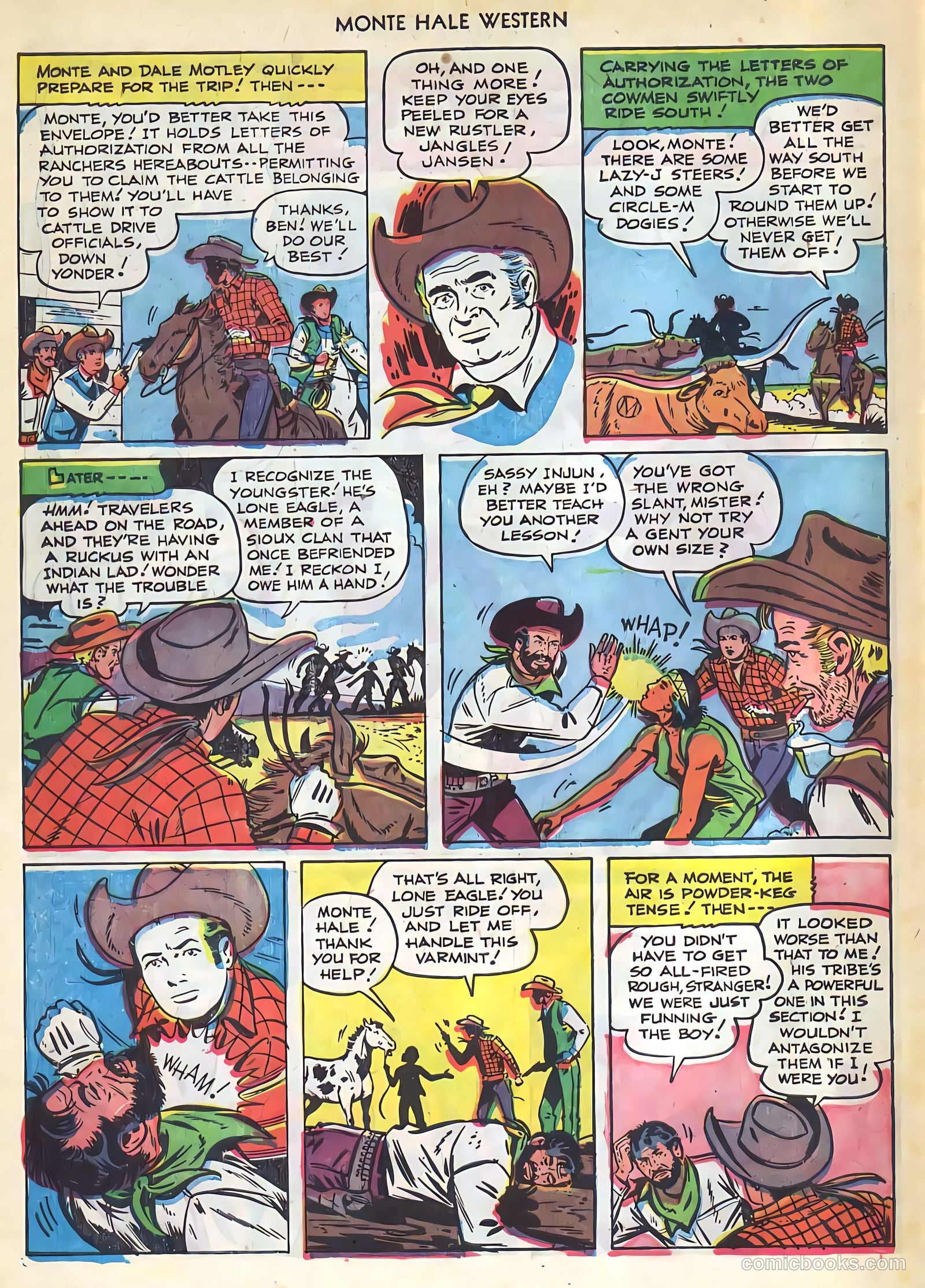 Monte Hale Western #74 (1952, L. Miller & Son) — page 29 of 33