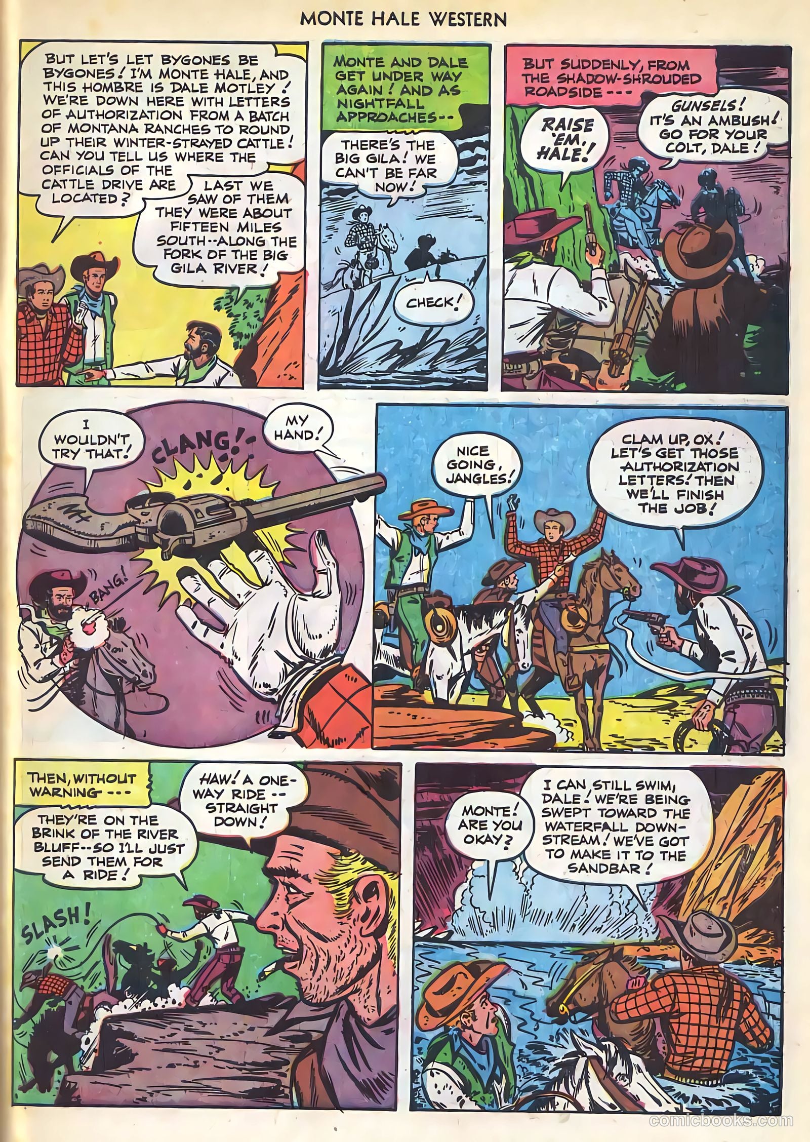 Monte Hale Western #74 (1952, L. Miller & Son) — page 30 of 33