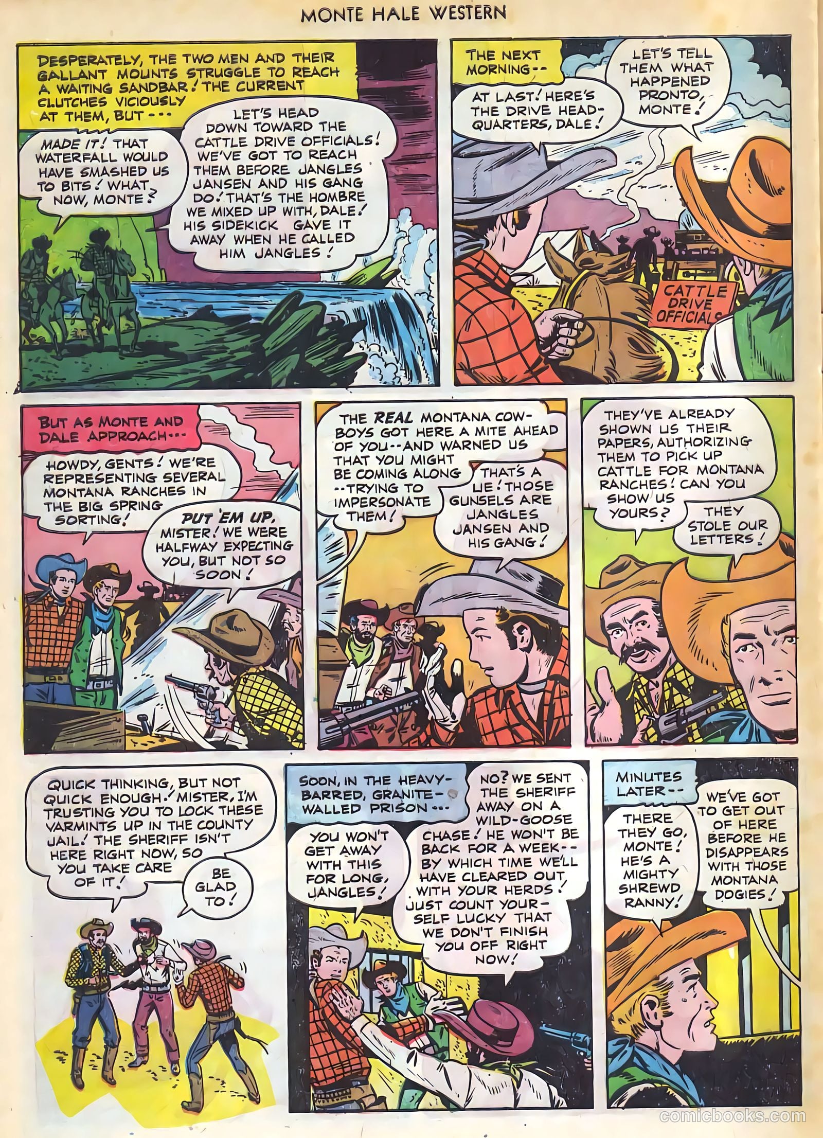 Monte Hale Western #74 (1952, L. Miller & Son) — page 31 of 33