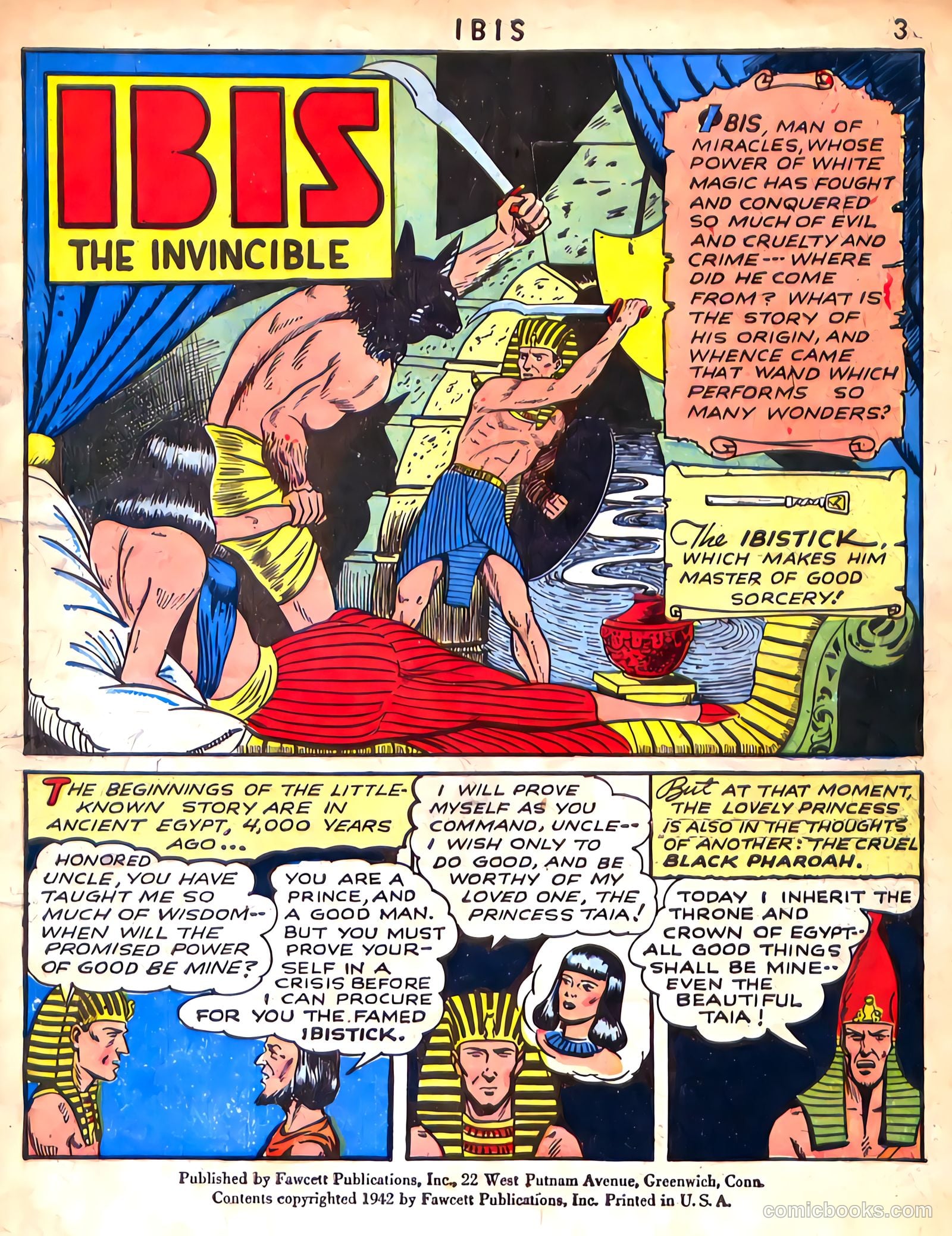 Ibis the Invincible #1 (1942, L. Miller & Son) — page 3 of 68