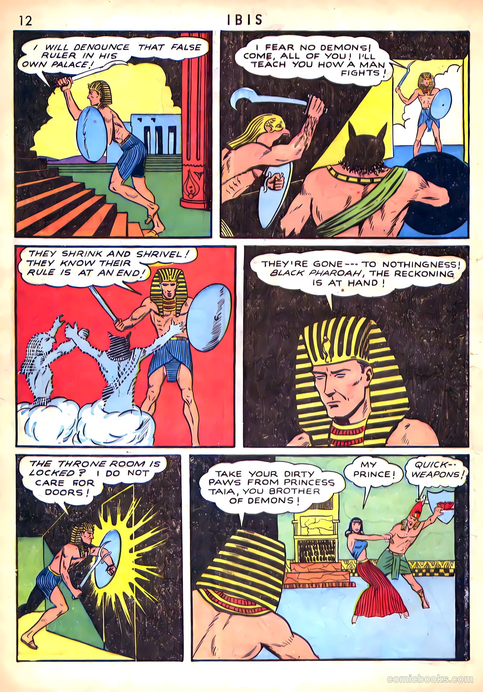 Ibis the Invincible #1 (1942, L. Miller & Son) — page 12 of 68